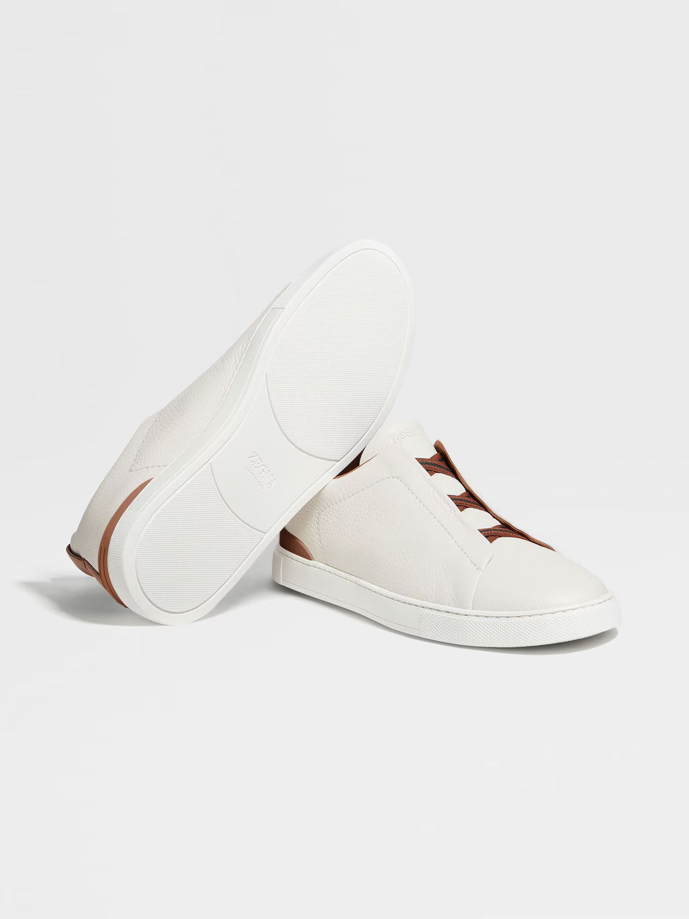 Ermenegildo Zegna o1s1rm0325 RLHCVO Triple Stitch™ Pelle di Cervo Sneakers Size US 9 / EU 42 - 6 Thumbnail