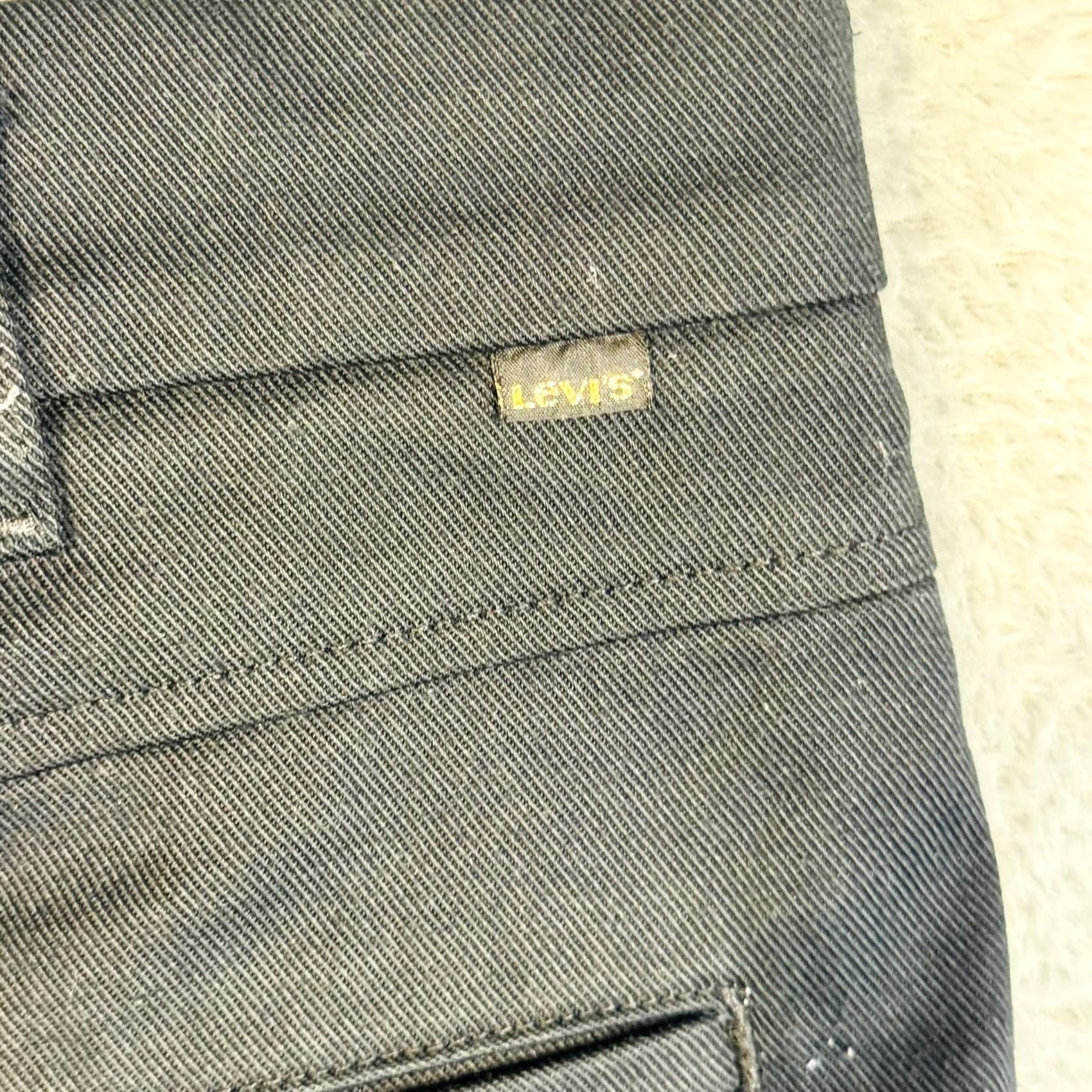 Levi's Levi's Jeans S40196 Slim Tapered Zip Fly 31x30 Black Dark Wash Mens Size US 31 - 7 Thumbnail