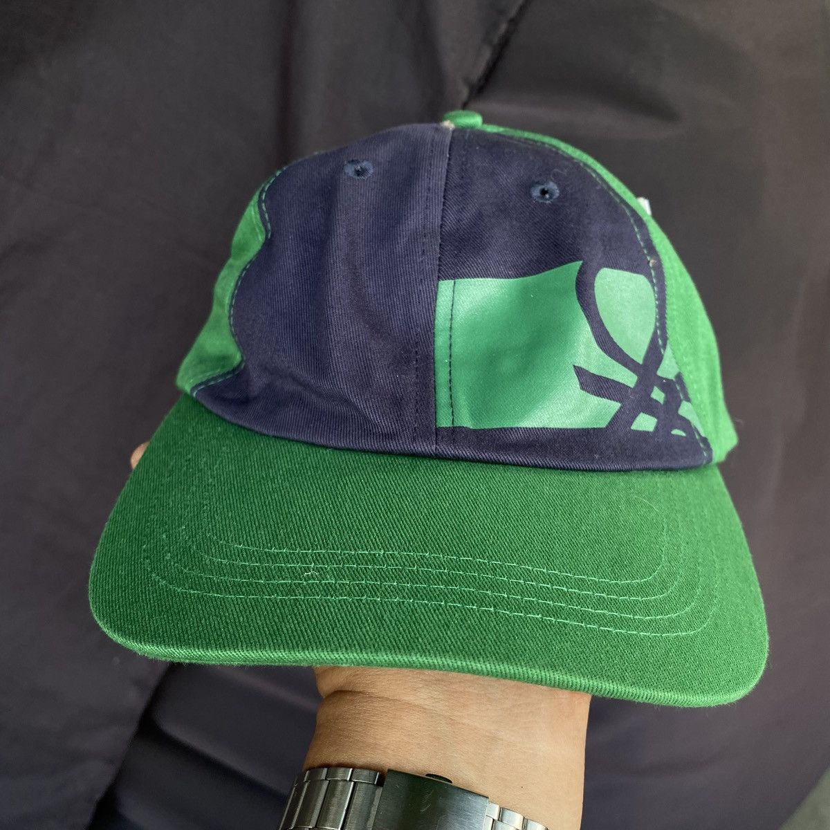 United Colors Of Benetton United colors of benetton prominent logo six panel cap Size ONE SIZE - 1 Thumbnail