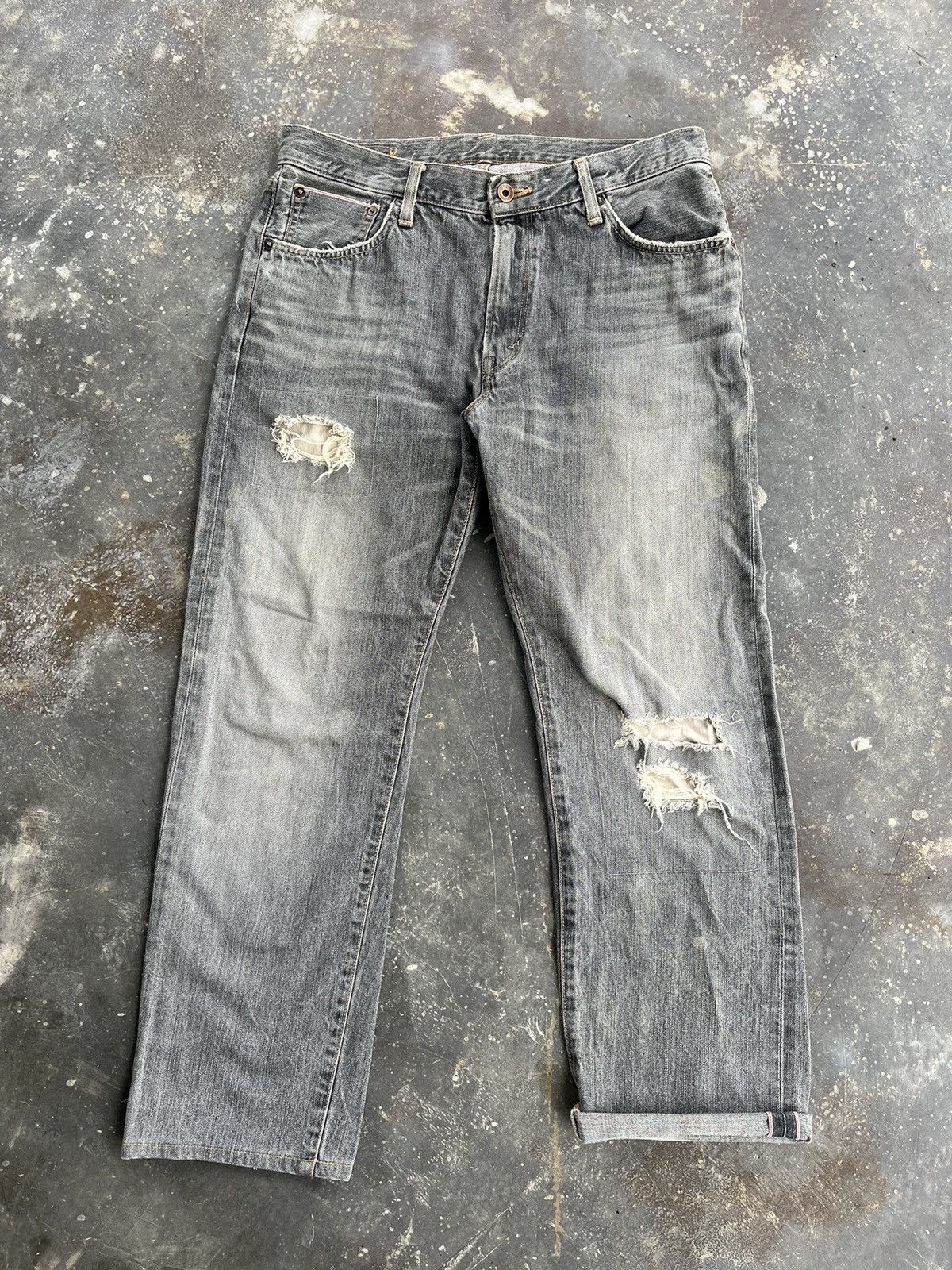 Edwin × If Six Was Nine × Japanese Brand Vintage Edwin 505 Mudwash Selvadge Denim Size US 34 / EU 50 - 19 Thumbnail
