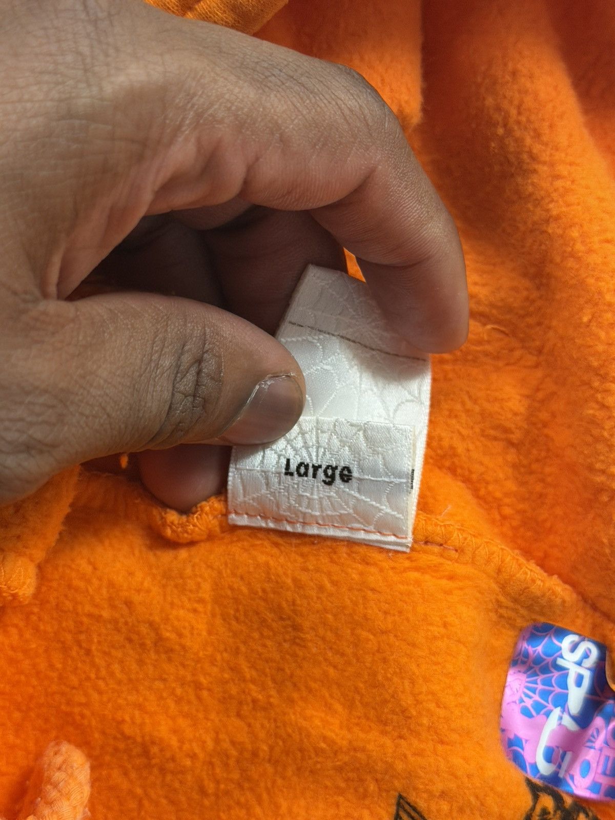 Sp5der Sp5der Beluga Sweatpants – Orange Size US 34 / EU 50 - 6 Thumbnail