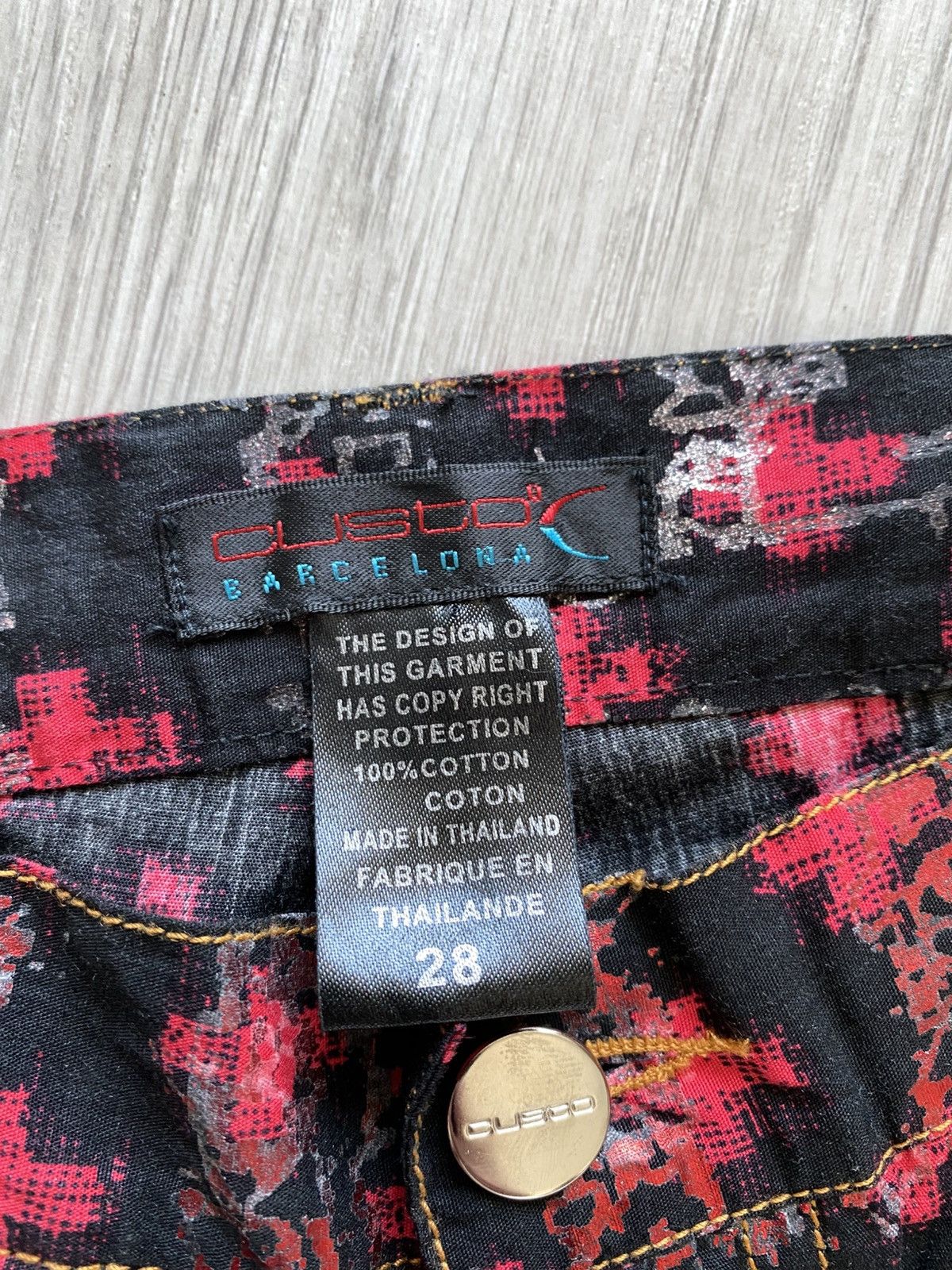 Custo Barcelona Custo Barcelona black and red pants Size 28" / US 6 / IT 42 - 7 Thumbnail