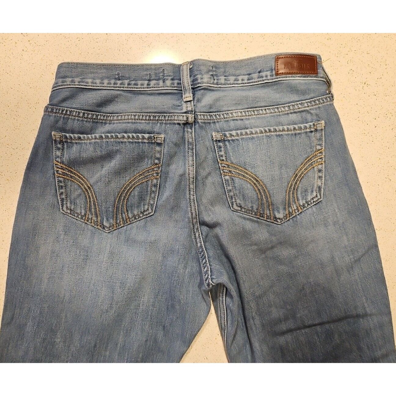 Hollister Hollister Boyfriend Jeans Womens 7/28 Distressed Button Fly Size 28" / US 6 / IT 42 - 6 Thumbnail