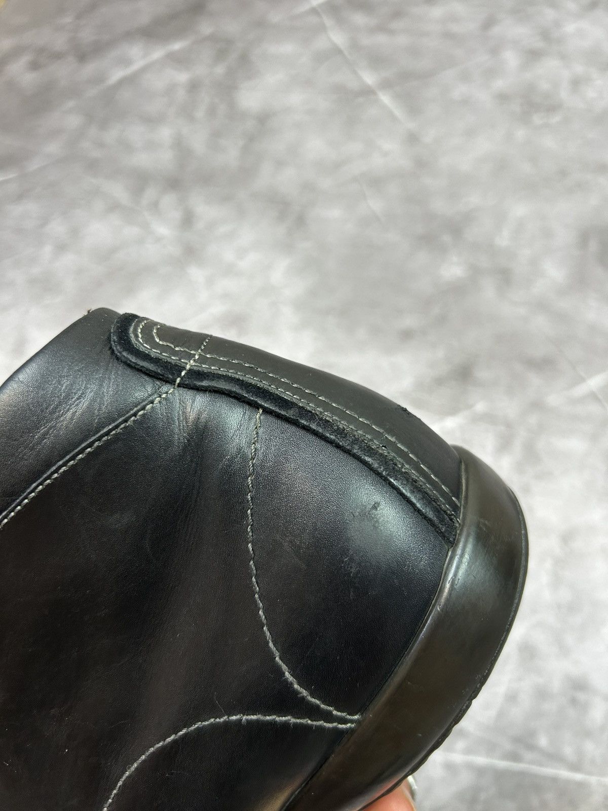 Santoni SANTONI CLUB Mens Black Soft Leather Ankle Boots Fashion Size US 7 / EU 40 - 6 Thumbnail