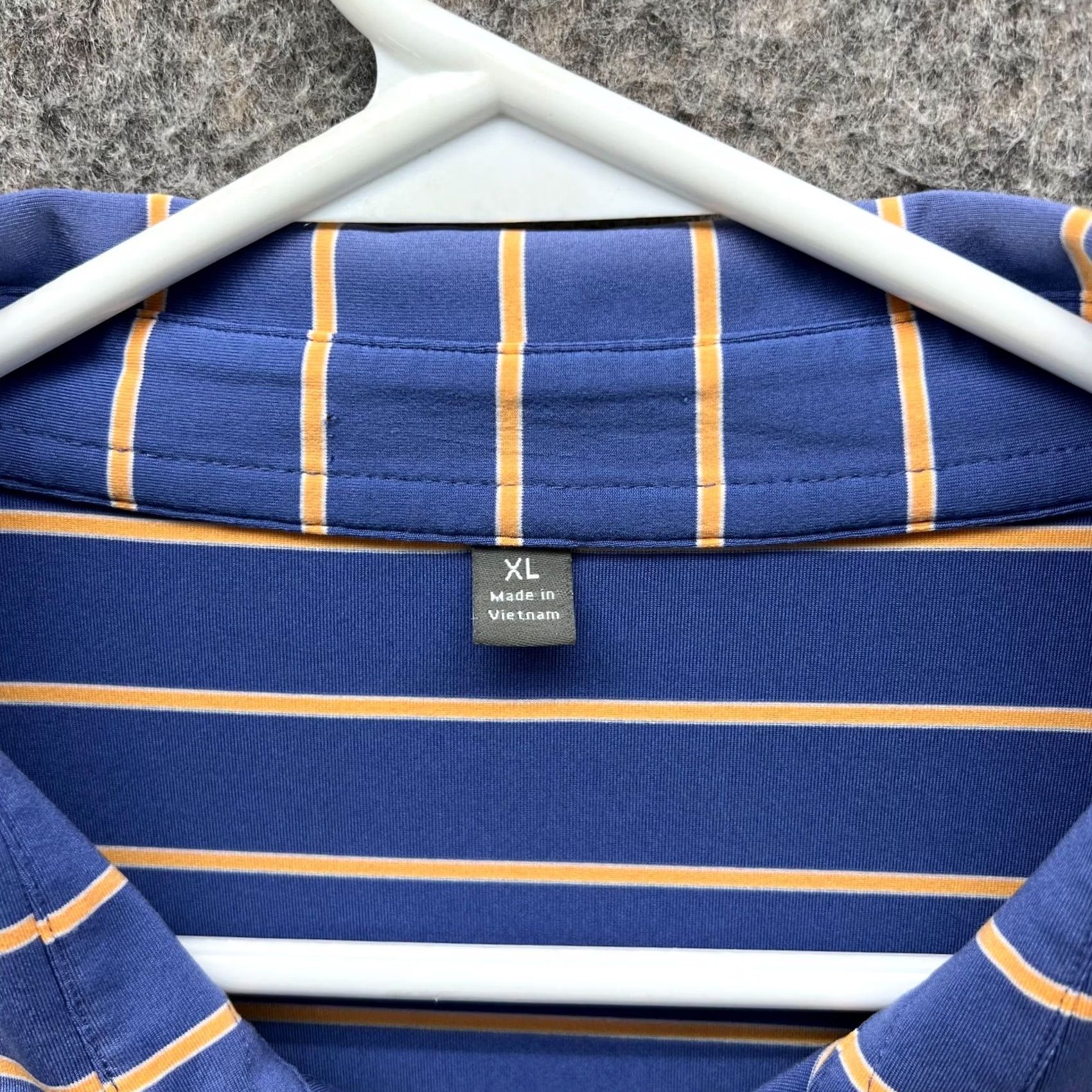 Peter Millar Peter Millar Polo Shirt Men XL Blue Stripe Polo Golf Summer Comfort Size US XL / EU 56 / 4 - 5 Thumbnail