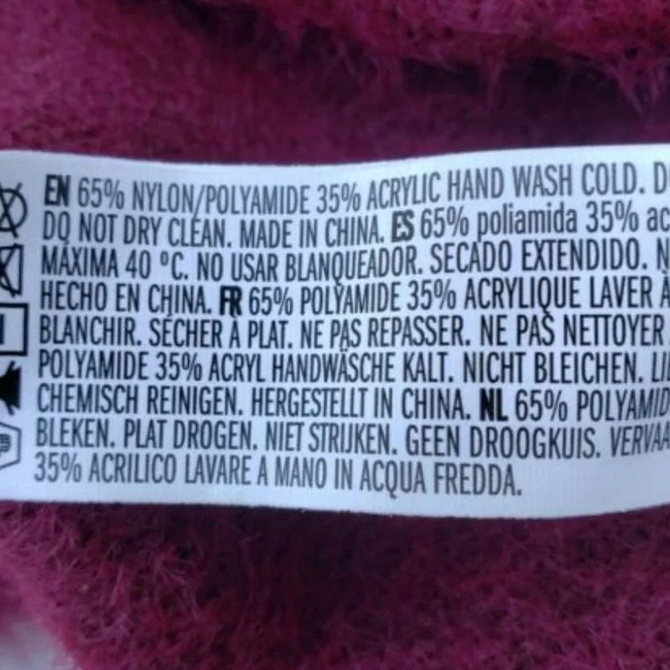 Forever 21 New Forever 21+ Womens 0X Burgundy Fuzzy Cowl Neck Sweater Size XL / US 12-14 / IT 48-50 - 4 Thumbnail