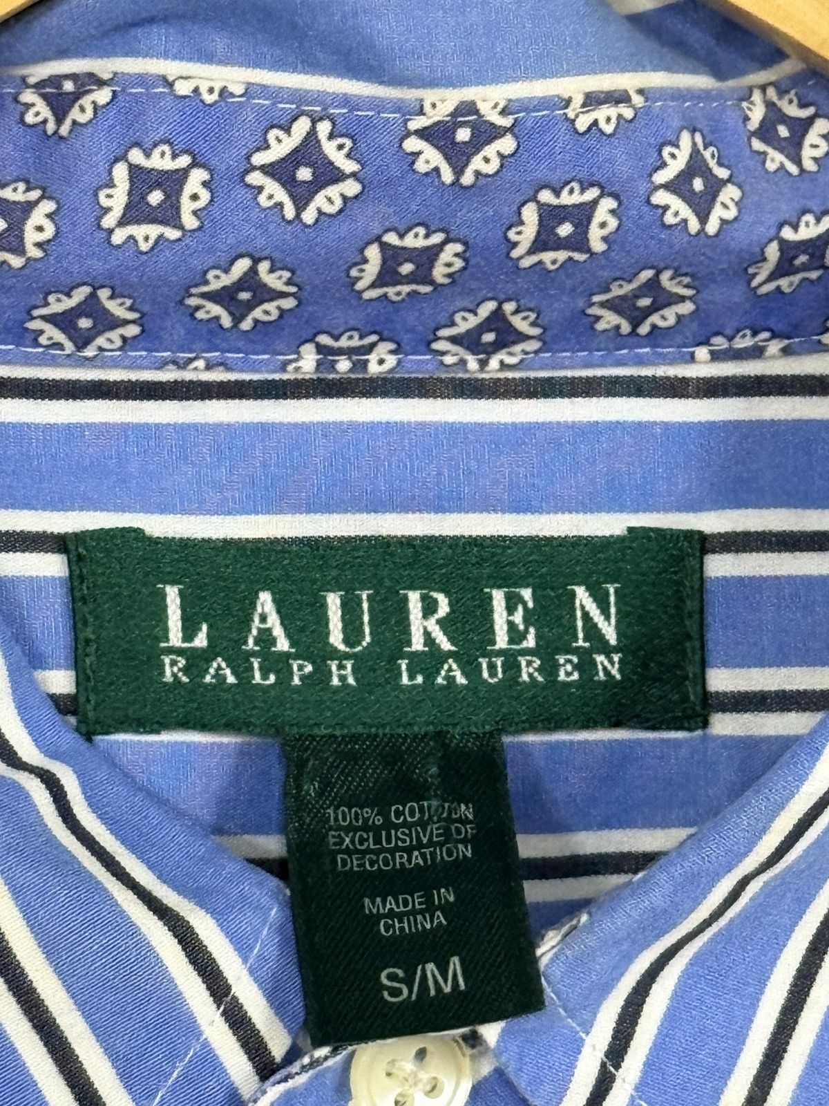 Lauren Ralph Lauren Lauren Ralph Lauren Green Label Monogram Pocket Shirt Dress Size ONE SIZE - 4 Thumbnail