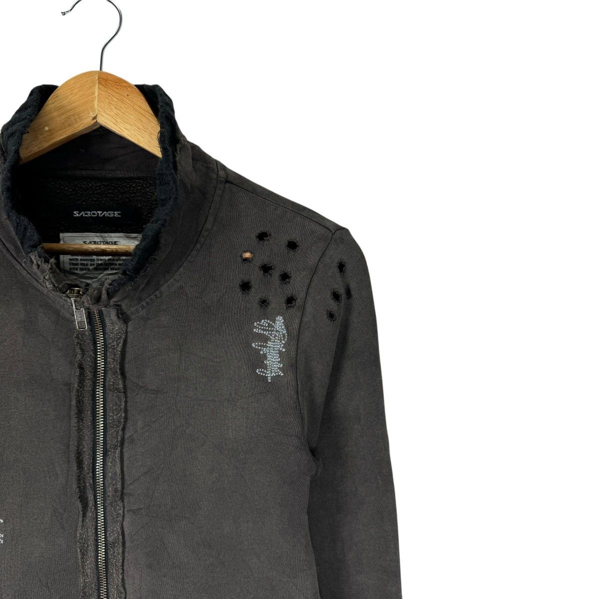 Japanese Brand 🌟SABOTAGE PAUL HARVEY SHOTGUN SWEATER LIKE NUMBER NINE Size US S / EU 44-46 / 1 - 4 Thumbnail