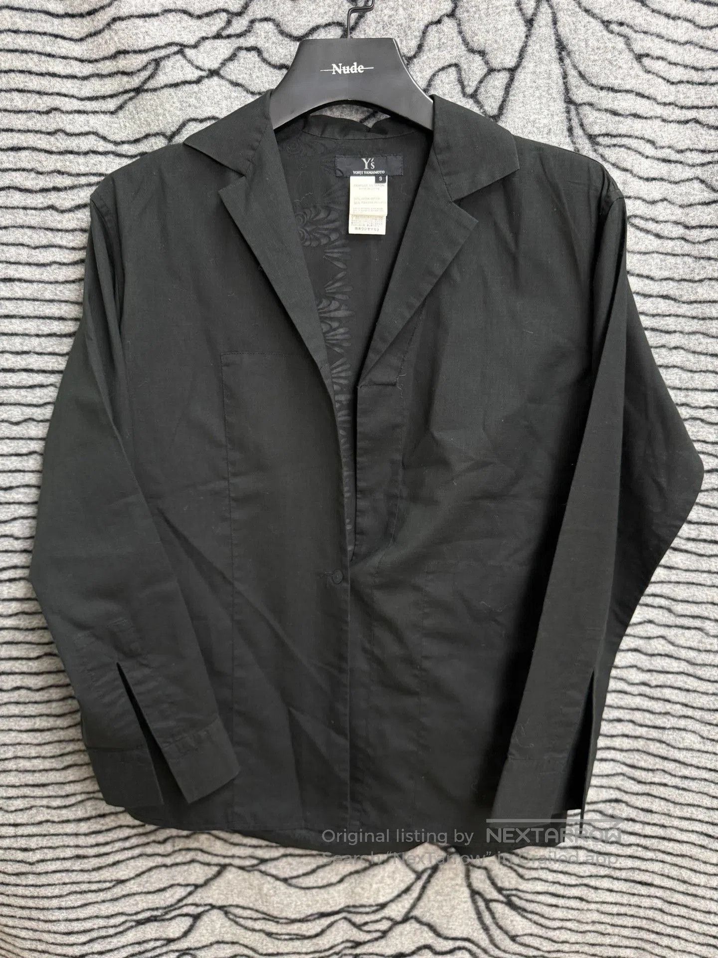 Y's Yohji Yamamoto Y's Sheer Patterned Shirt. Size L / US 10 / IT 46 - 1 Thumbnail