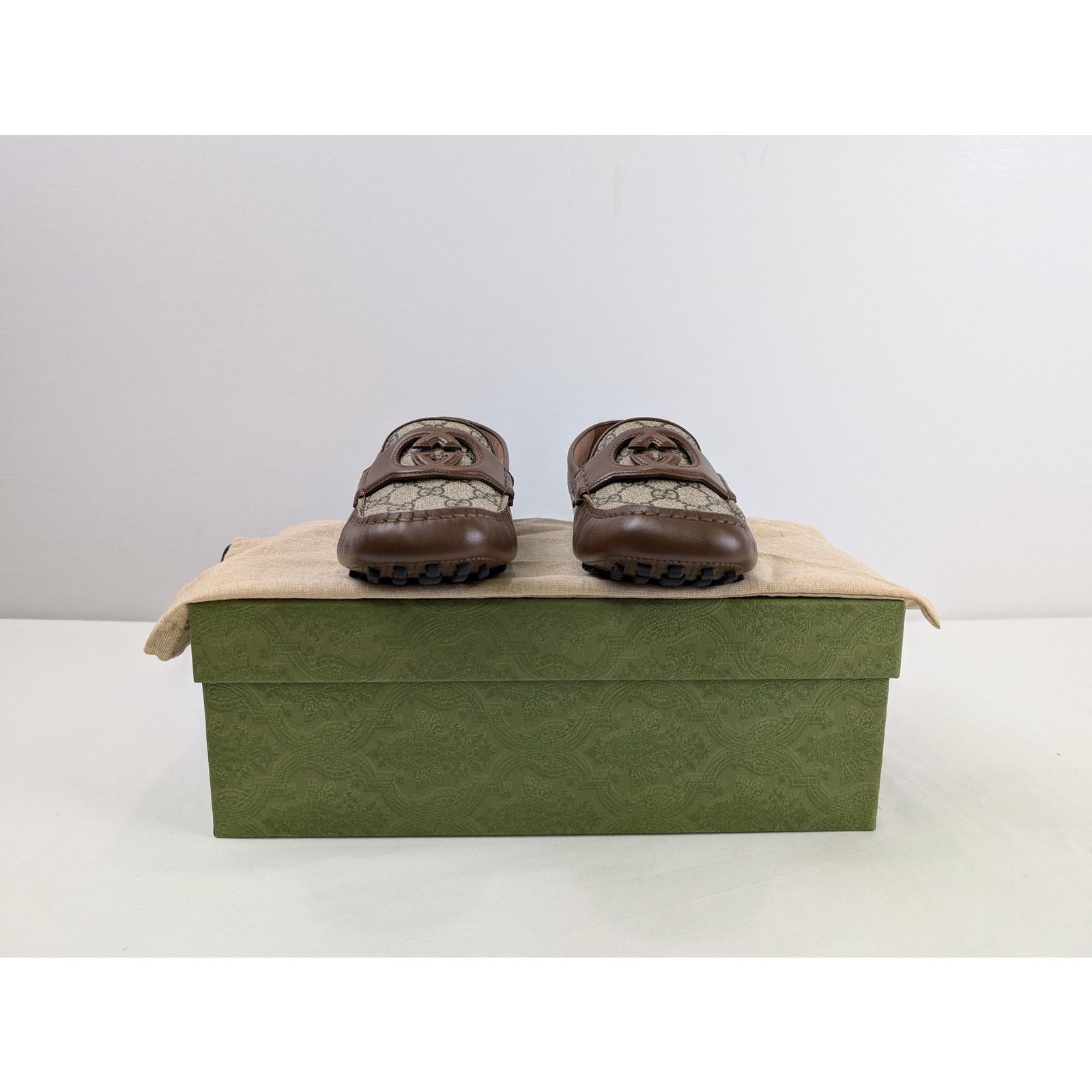 Gucci o1rshd1 Leather Upper and Rubber Loafers in Brown Size US 9.5 / EU 42-43 - 18 Thumbnail