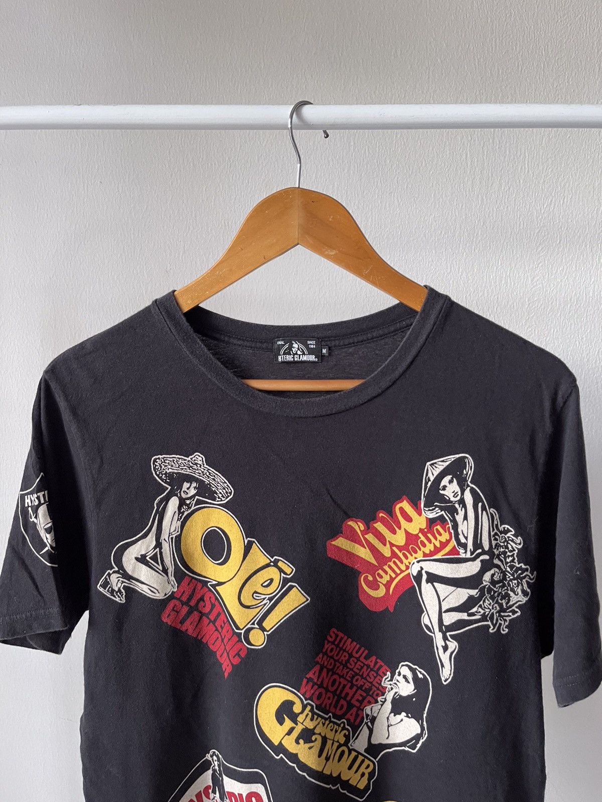 Hysteric Glamour Hysteric Glamour Raiders Parody Fullprint Tee Size US M / EU 48-50 / 2 - 3 Thumbnail