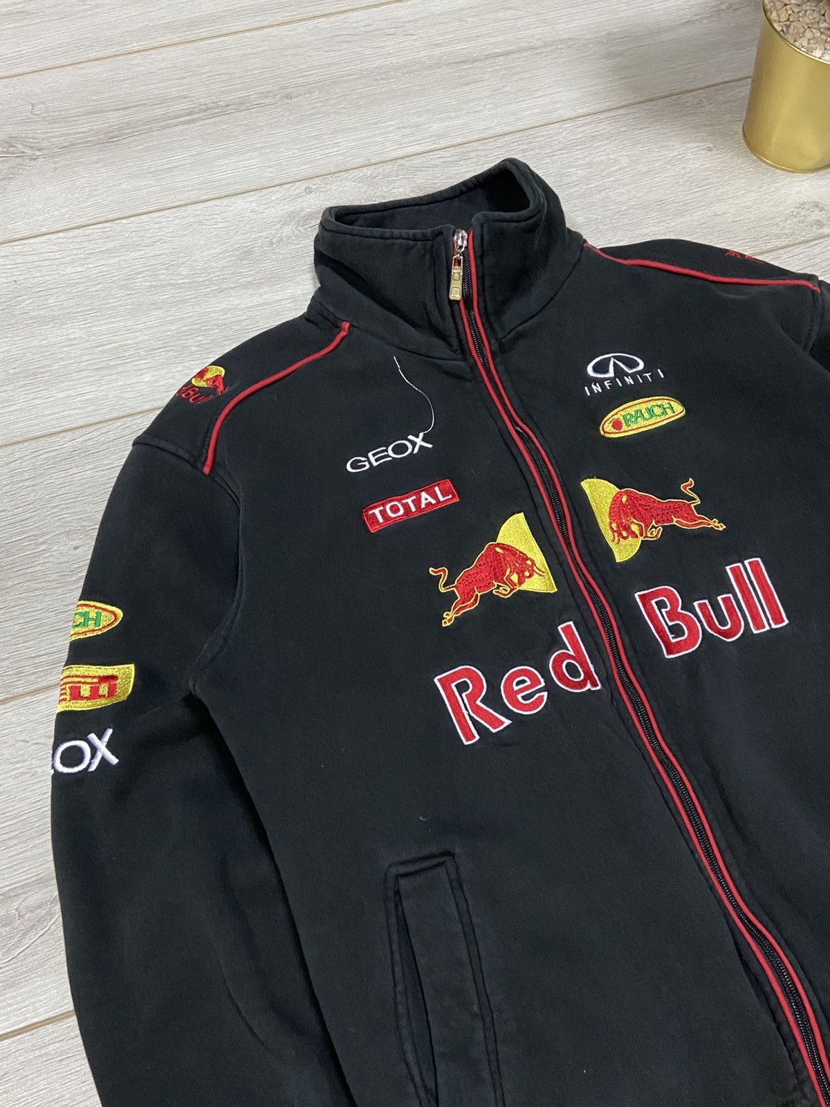 Red Bull Red Bull infinity vintage zip fleece infinity Pirelli Size US XXL / EU 58 / 5 - 3 Thumbnail