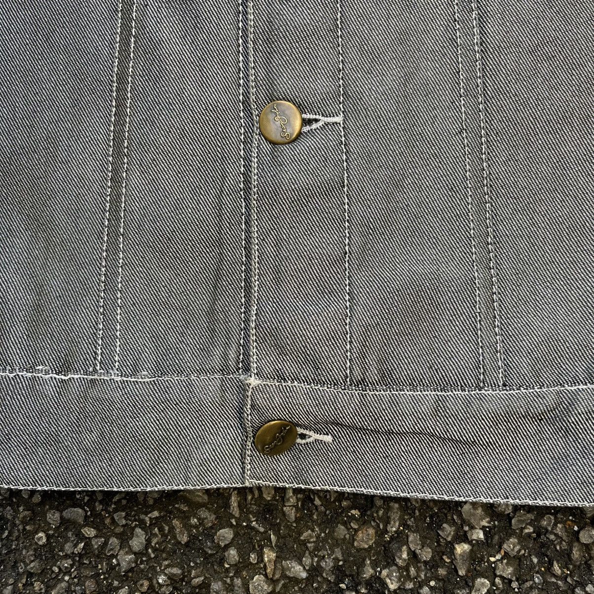 Sean John Vintage Y2K Sean John Silver Metallic Hip Hop Denim Jacket Size US L / EU 52-54 / 3 - 3 Thumbnail