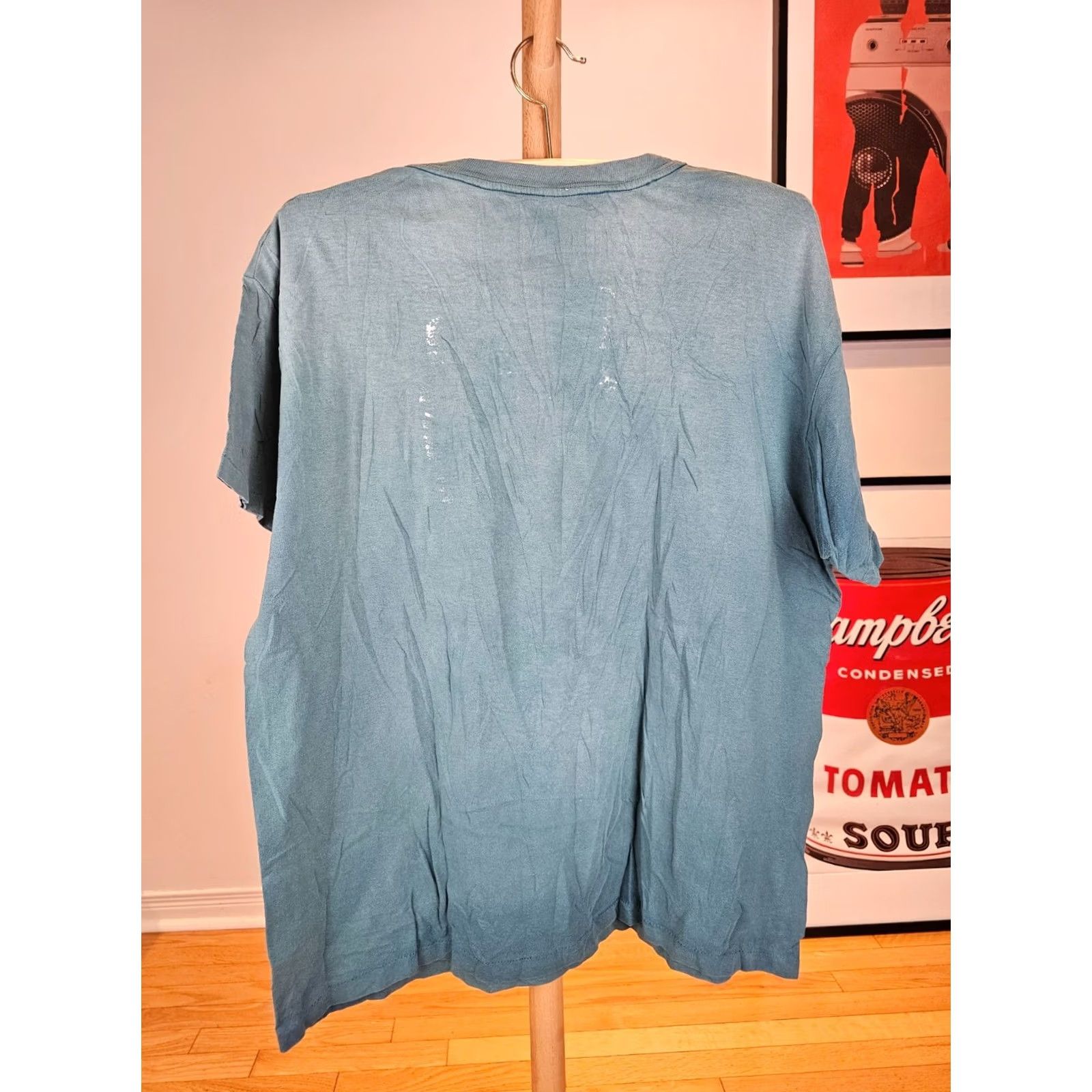 Hanes VINTAGE Hanes GREEN GRADIENT SUN FADE ONE POCKET SINGLE STITCH T-SHIRT SZ XL SHIRT Mens XS? Size US XL / EU 56 / 4 - 7 Thumbnail