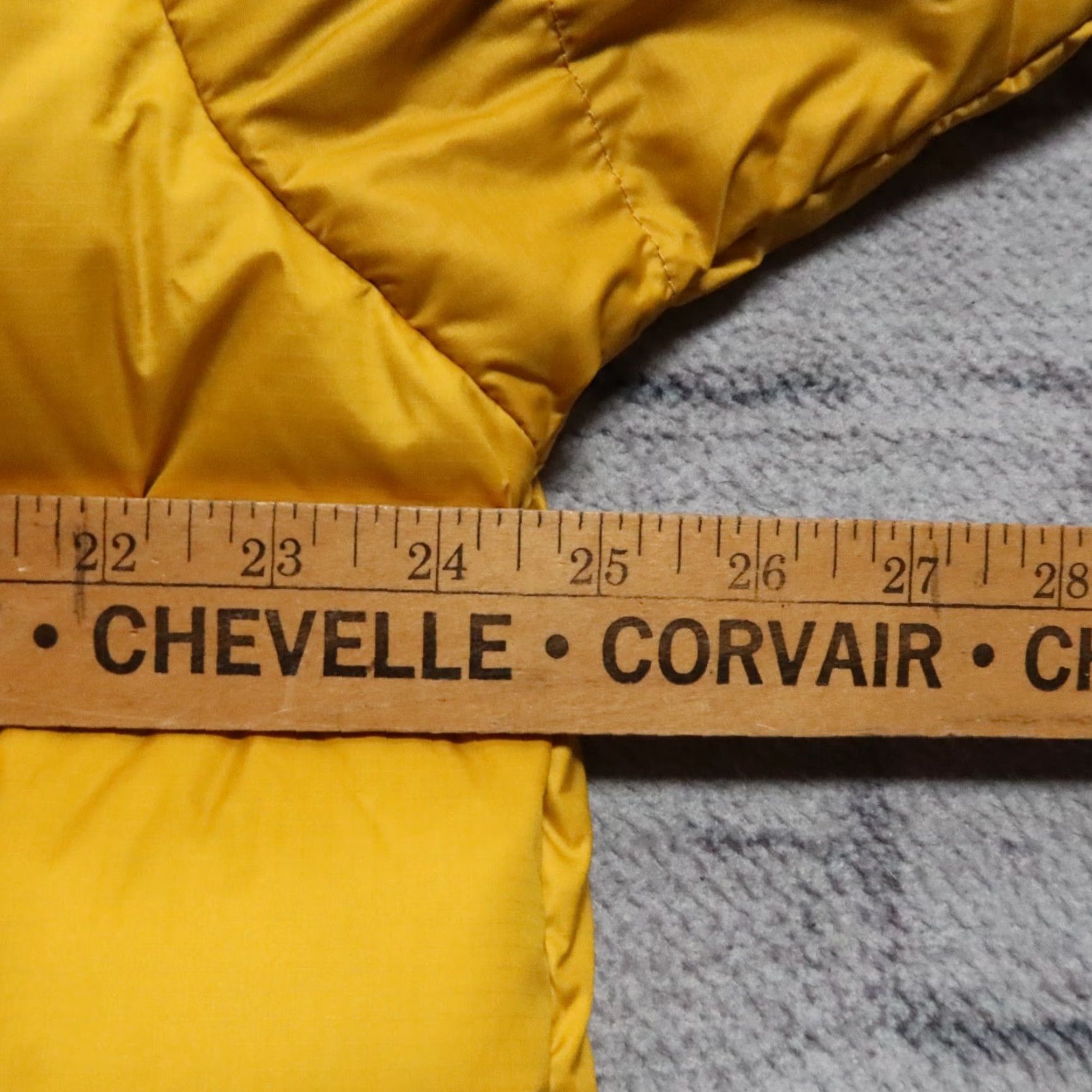 The North Face 1996 North Face Nuptse Quilted Down Jacket Mens L Mustard Yellow Size US L / EU 52-54 / 3 - 6 Thumbnail