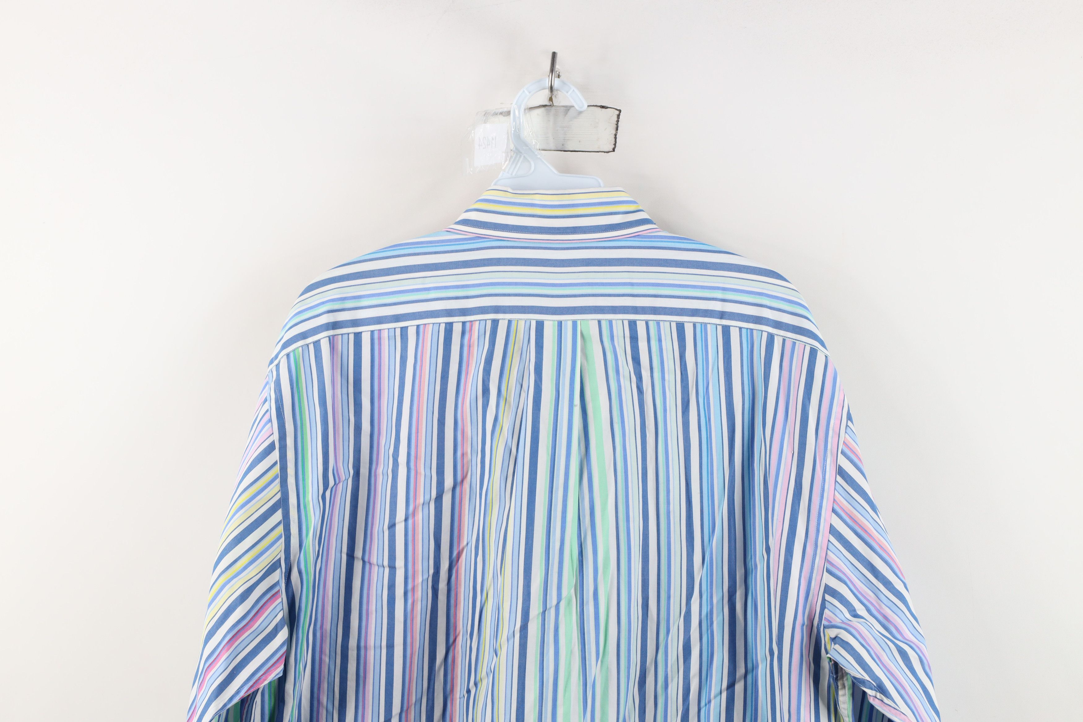 Lands' End Vintage 90s Lands End Striped Collared Button Down Shirt Size US M / EU 48-50 / 2 - 10 Thumbnail