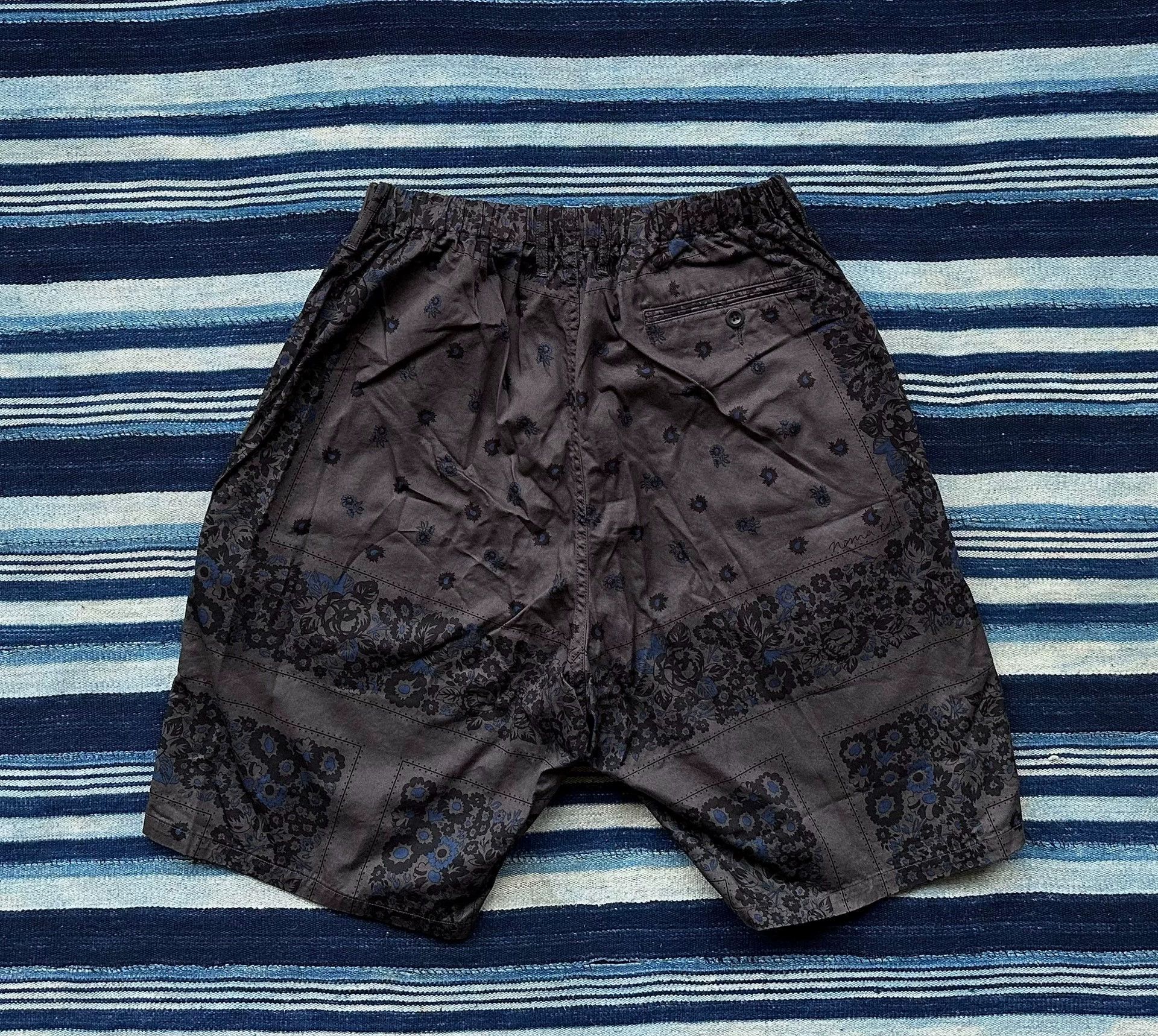 Nonnative NONNATIVE x NOMA t.d DWELLER EASY SHORTS Floral Charcoal 2,3 Size US 34 / EU 50 - 2 Thumbnail