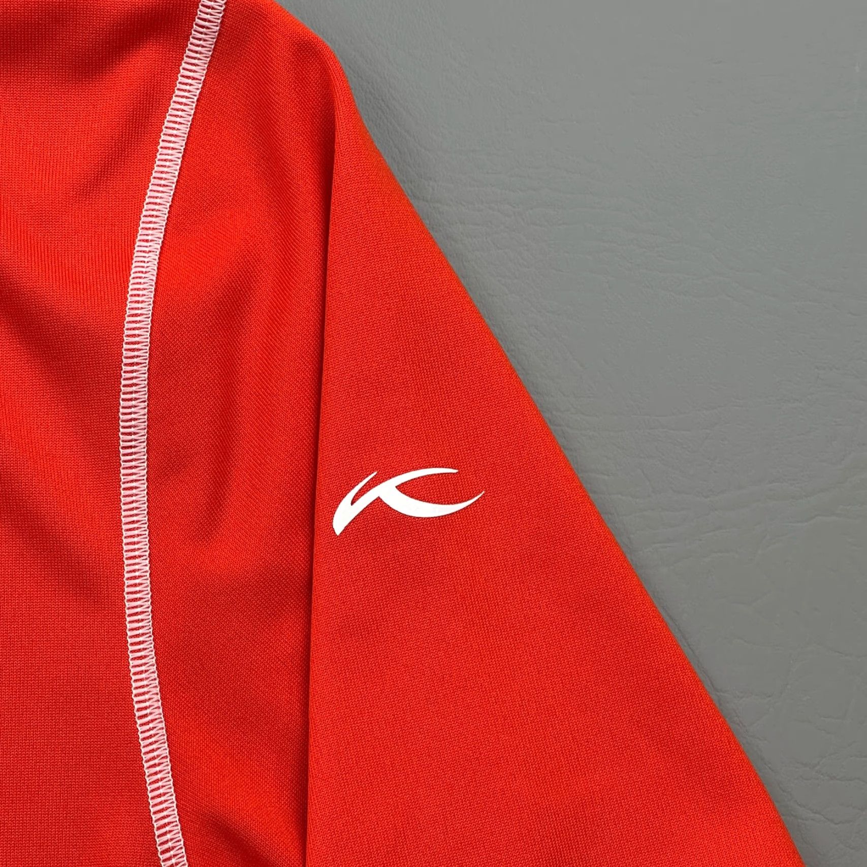 KJUS KJUS Polo Shirt Mens L Orange Lightweight Performance Logo Casual Golf Size US L / EU 52-54 / 3 - 3 Thumbnail