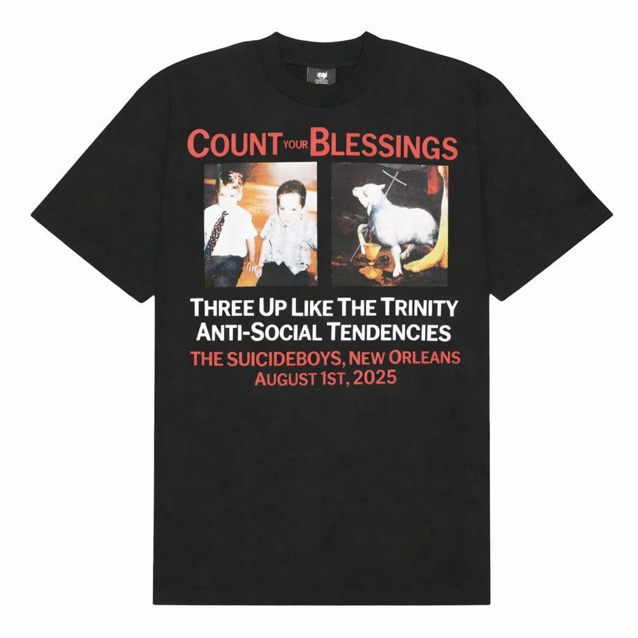 G59 Records G59 $UICIDEBOY$ COUNT YOUR BLESSINGS TEE - XL Size US XL / EU 56 / 4 - 1 Thumbnail