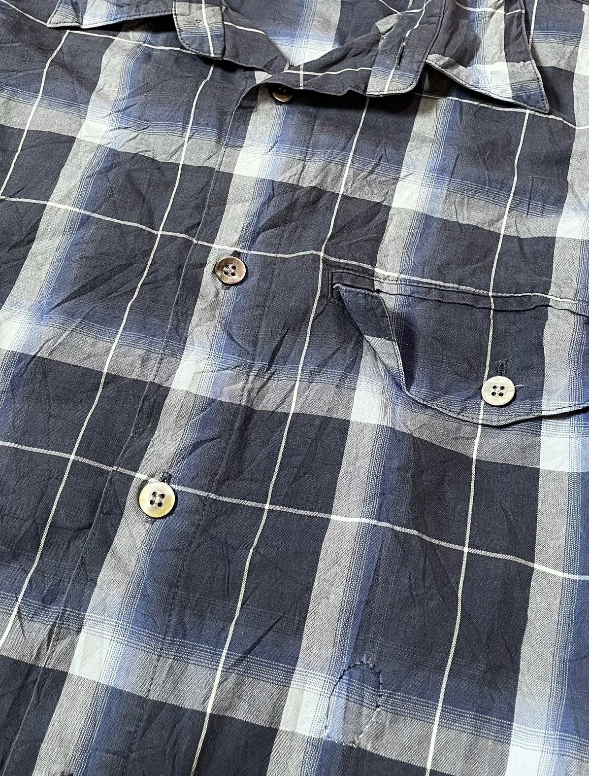 Issey Miyake Vintage issey miyake classic plaid button up shirt Size US M / EU 48-50 / 2 - 3 Thumbnail