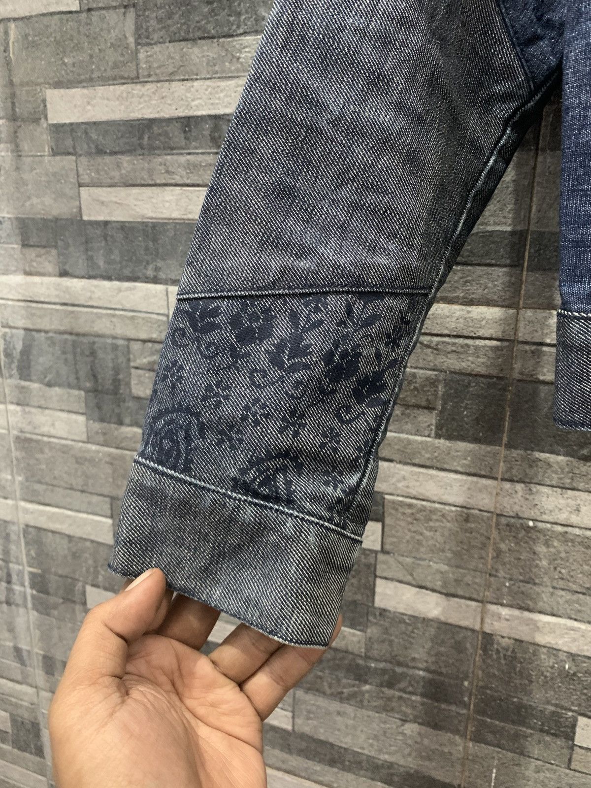 Burberry Burberry Blue Label Patchwork Denim Jacket Size S / US 4 / IT 40 - 4 Thumbnail