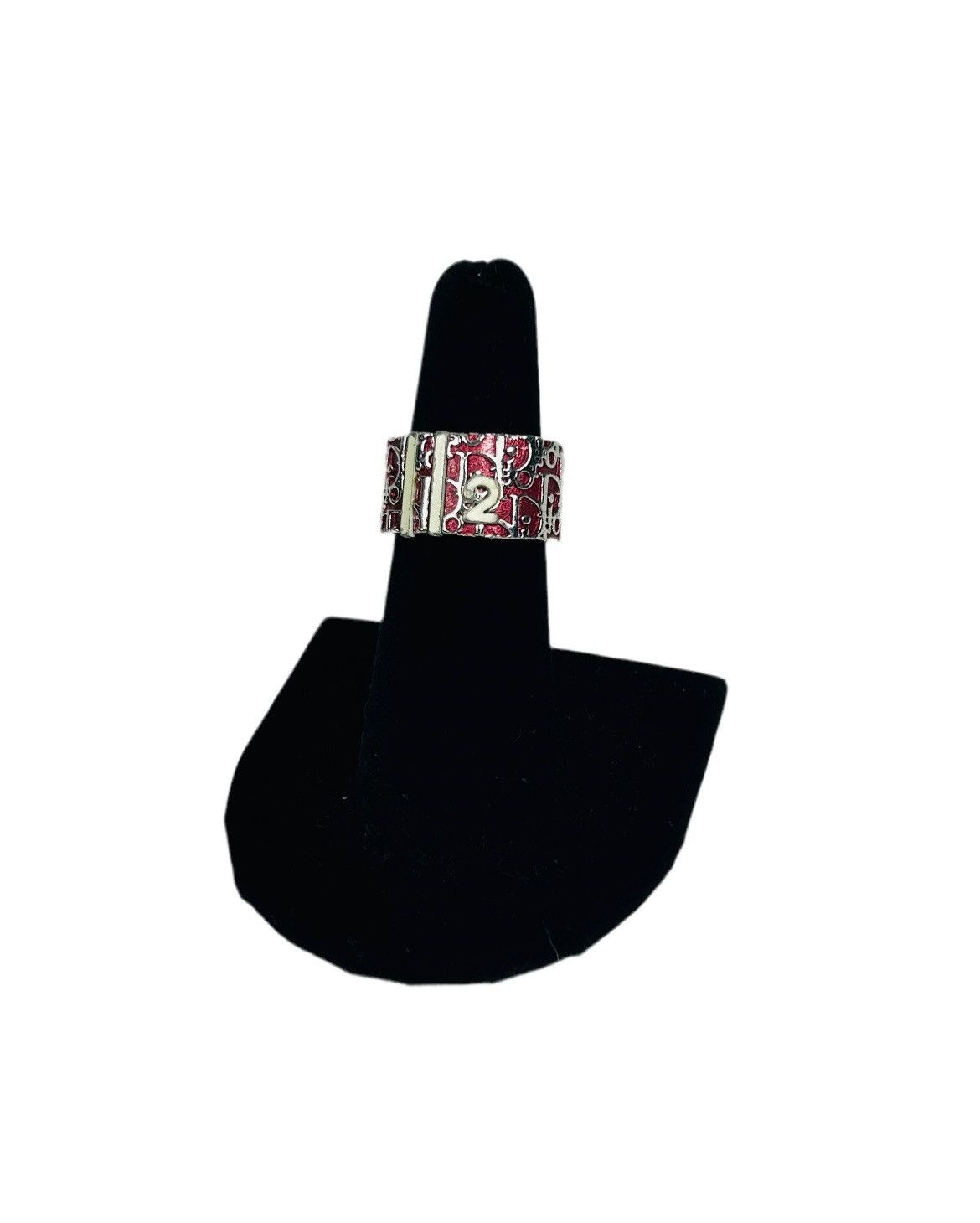 Dior Dior Red Trotter 2 Ring Size 5 Size ONE SIZE - 1 Thumbnail