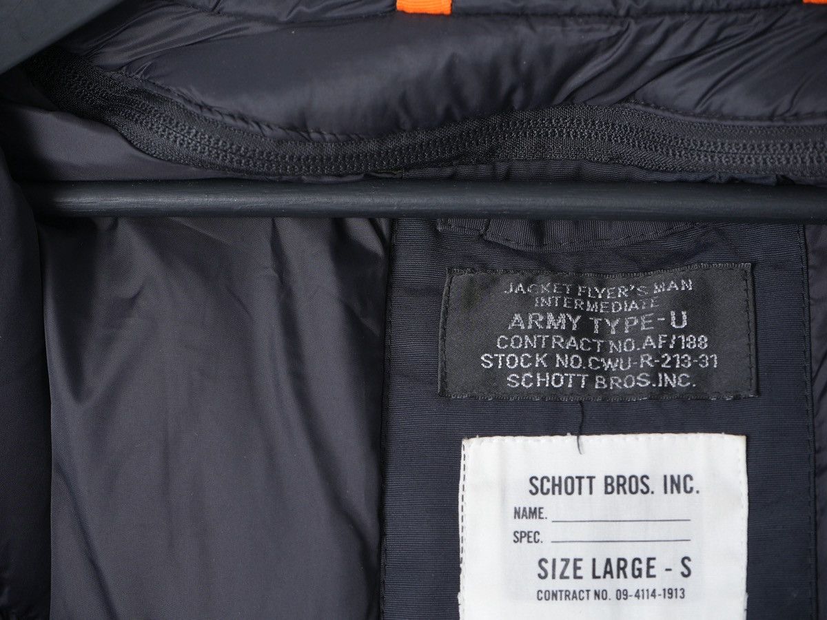 Schott Y2k Schott Army Type-U Hooded Parka Jacket S Size US S / EU 44-46 / 1 - 7 Thumbnail