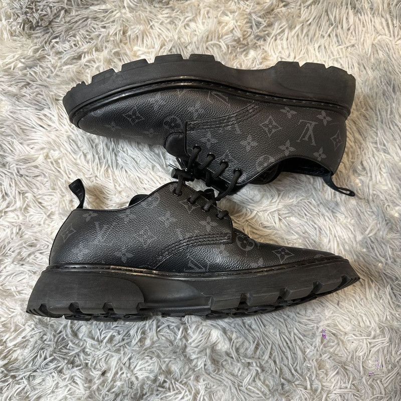 Louis Vuitton Louis Vuitton Black Monogram Thick-Soled Casual Sneakers -2 Size US 9.5 / EU 42-43 - 4 Thumbnail