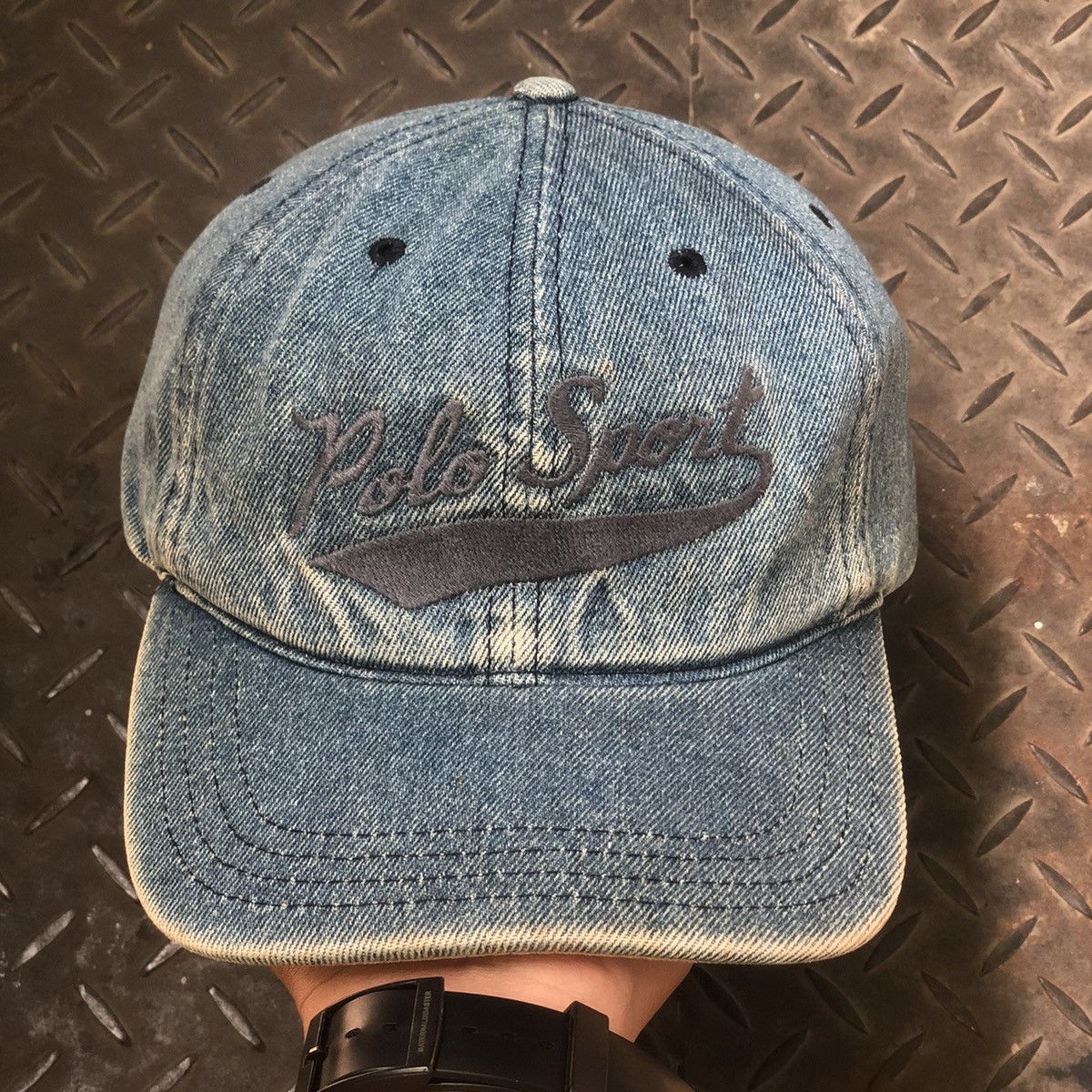 帽子 POLO SPORT RALPH LAUREN DENIM CAP 90s 00 Rare Vintage 90s Polo Sport Ralph Lauren Denim Hat
