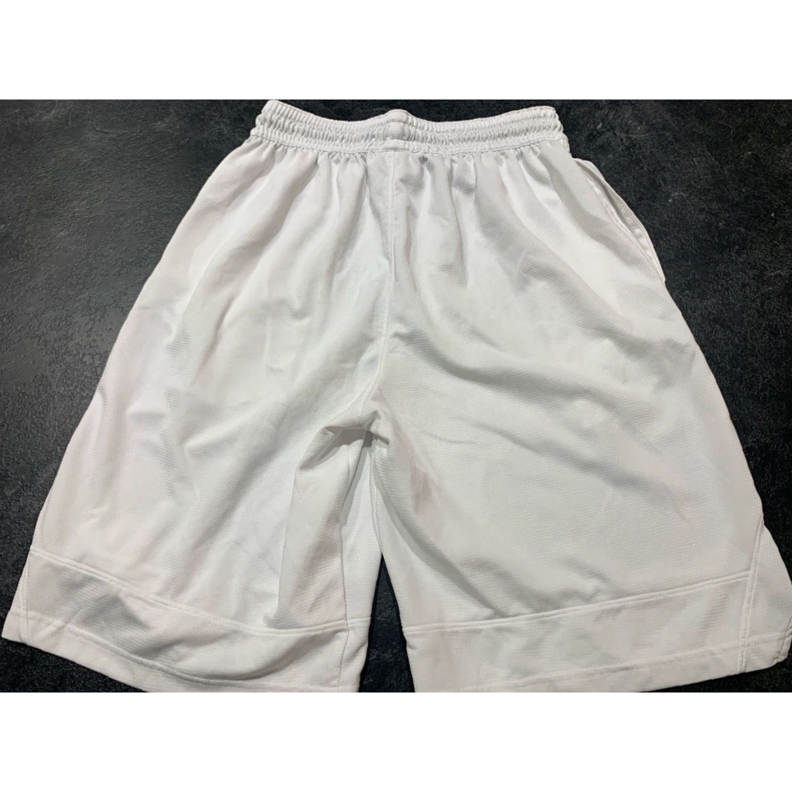 Nike Nike Basketball Shorts White Medium Mens Reversible Athletic Size US 31 - 2 Thumbnail