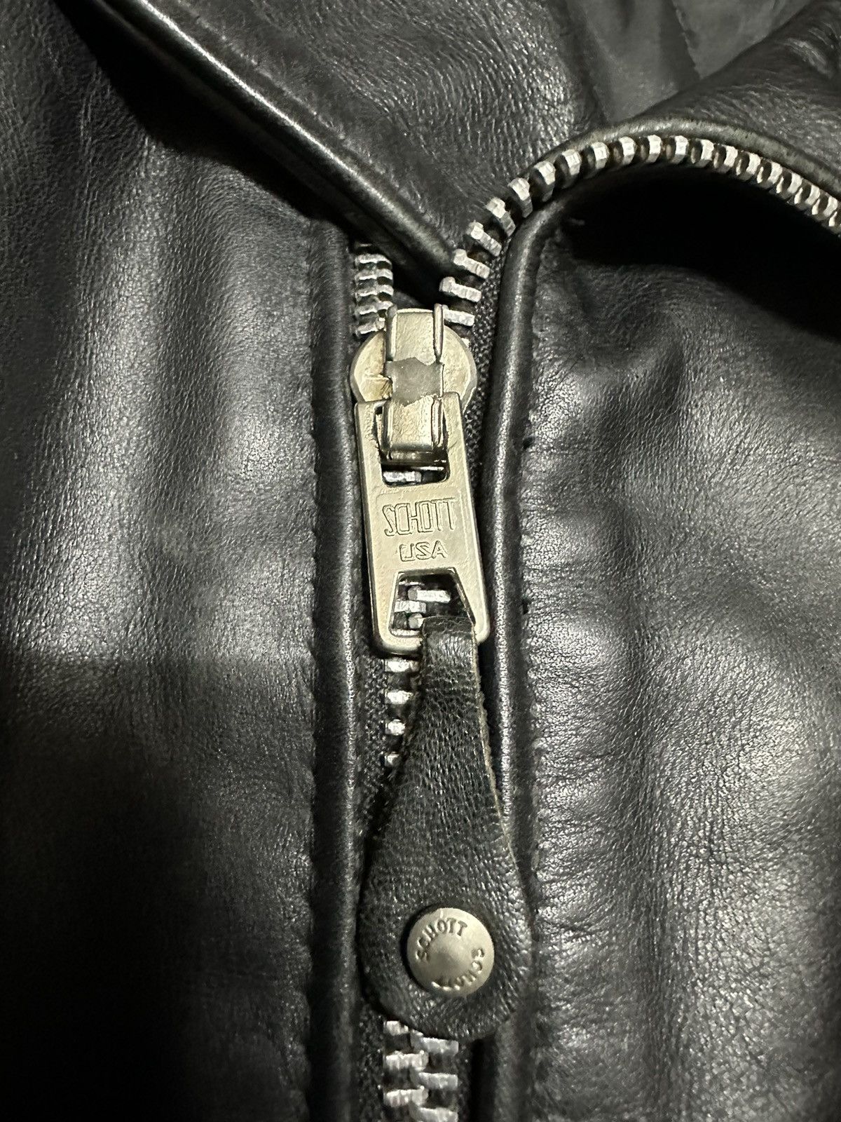 Schott Schott Perfector double colar jacket Size US M / EU 48-50 / 2 - 7 Thumbnail