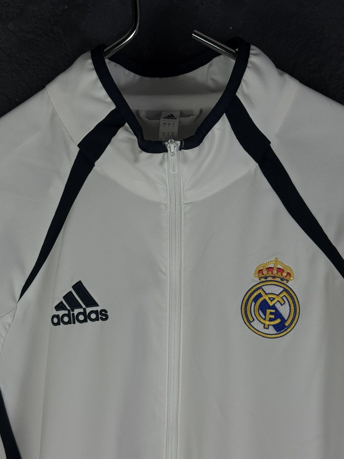 Vintage Vintage Adidas Real Madrid Track Jacket Size US L / EU 52-54 / 3 - 5 Thumbnail