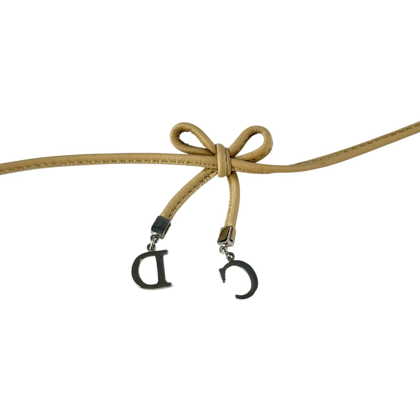 Dior Dior Vintage CD Bow Choker Necklace Size ONE SIZE - 7 Thumbnail