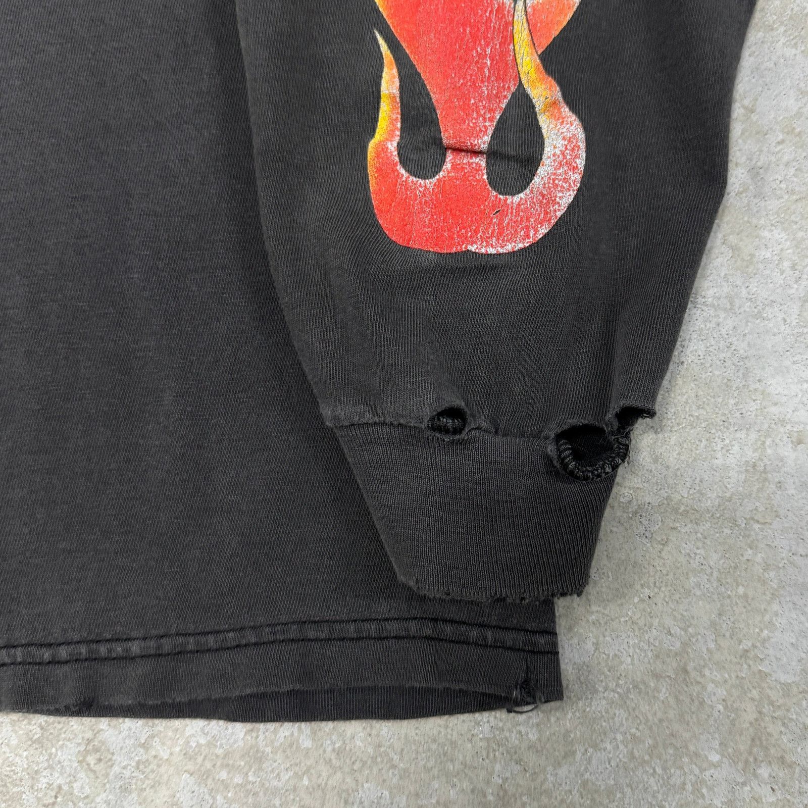 Harley Davidson Vintage Harley Davidson Flame Longsleeve Size US XL / EU 56 / 4 - 6 Thumbnail