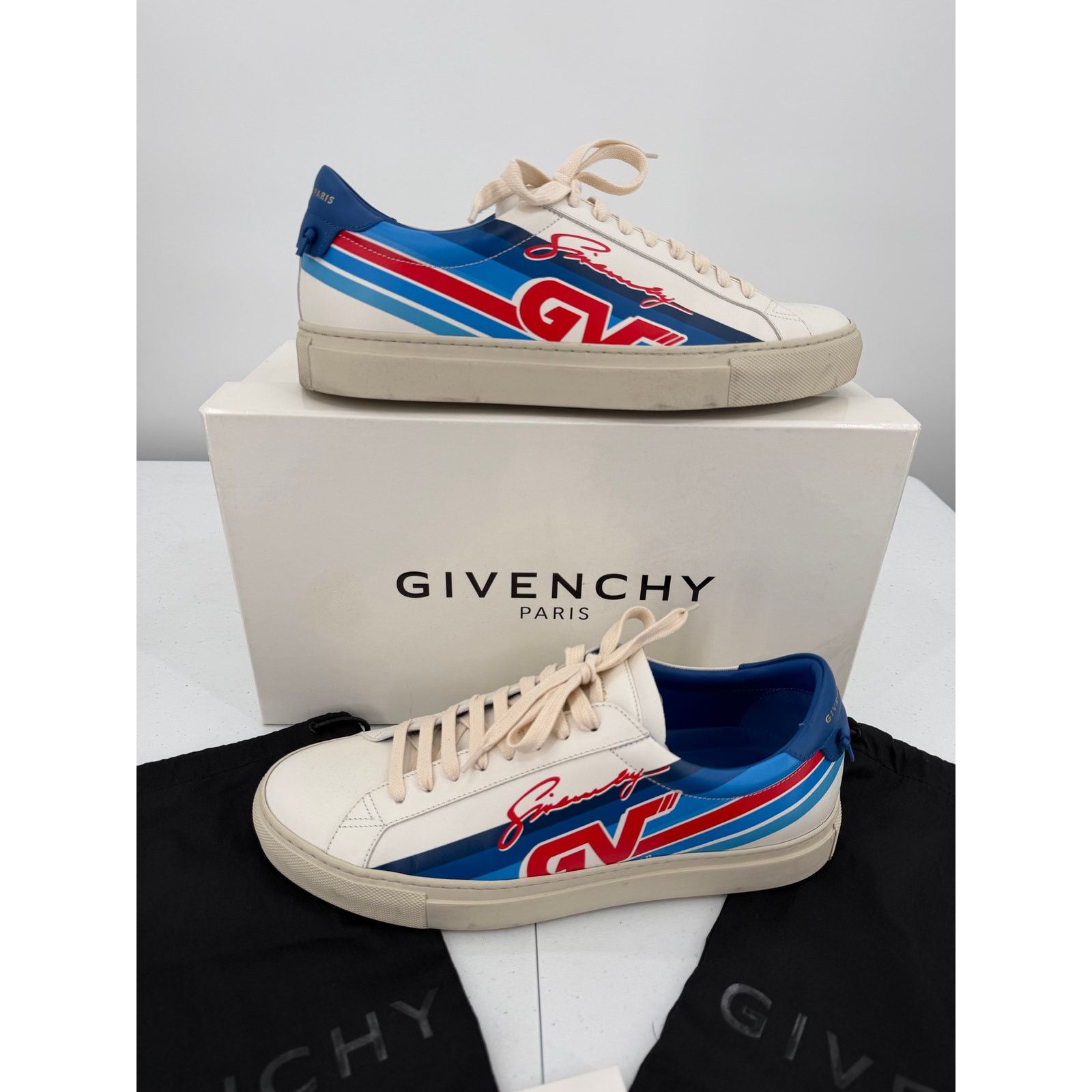 Givenchy Givenchy Motocross Urban Street Blue/Red/White Sneakers Size US 8.5 / EU 41-42 - 2 Thumbnail