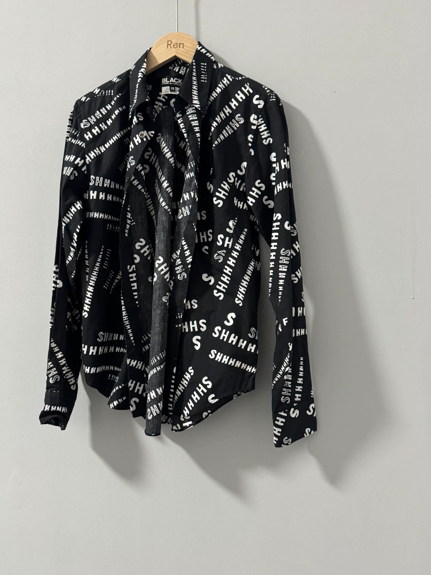 Comme des Garcons Comme des Garçons graffiti print CDG long-sleeved shirt Size US S / EU 44-46 / 1 - 1 Thumbnail