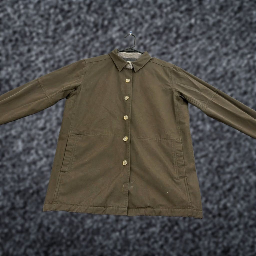 Royal Robbins VINTAGE Royal Robbins Jacket Womens M Brown Canvas Fleece Lined Outdoor Utility Casual Size M / US 6-8 / IT 42-44 - 1 Thumbnail