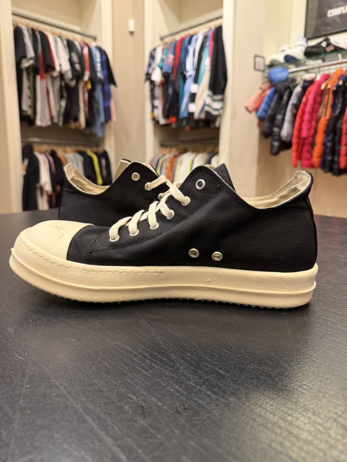 Rick Owens Drkshdw Rick Owens DRKSHDW Ramones Low Size US 8.5 / EU 41-42 - 3 Thumbnail
