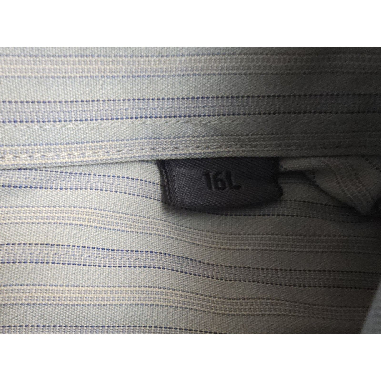 John Varvatos JOHN VARVATOS Dress Shirt 16 L Slim Fit Striped French Cuff Size US L / EU 52-54 / 3 - 7 Thumbnail