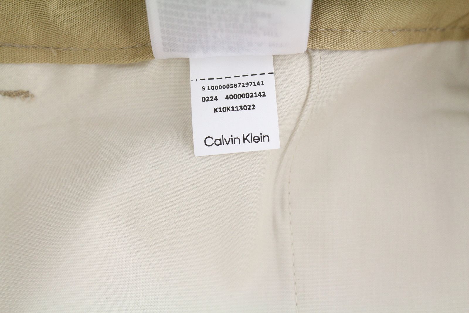 Calvin Klein DYED TENCEL TAPERED W34/L32 Brown Linen Trousers 85288 Size US 34 / EU 50 - 9 Thumbnail