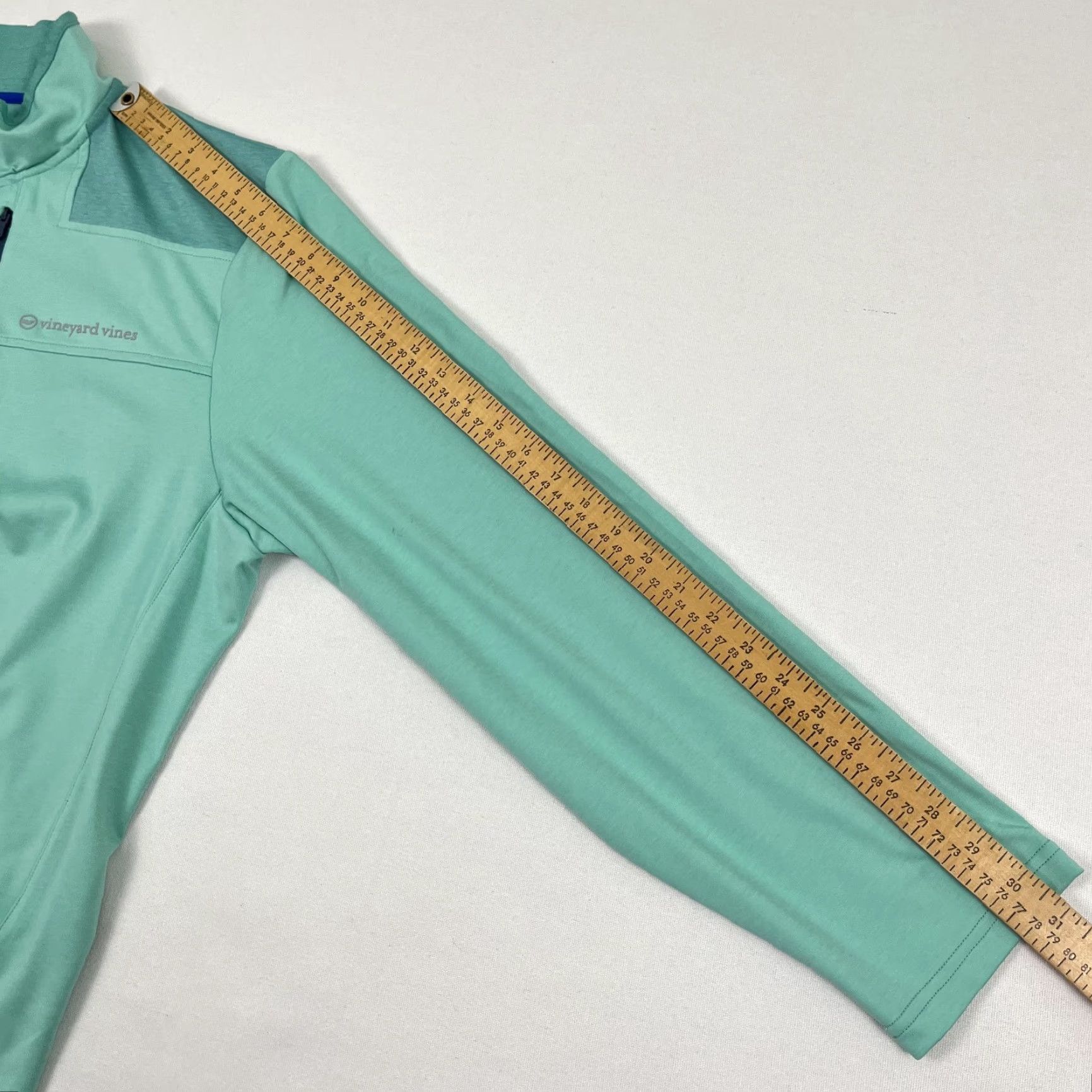 Vineyard Vines Vineyard Vines OTG On The Go Shep Shirt Pullover Mens XL Quarter Zip Golf Preppy Shirt Jacket Mens XL Green 1/4 Zip - All Seasons Regular Fit Size US XL / EU 56 / 4 - 6 Thumbnail