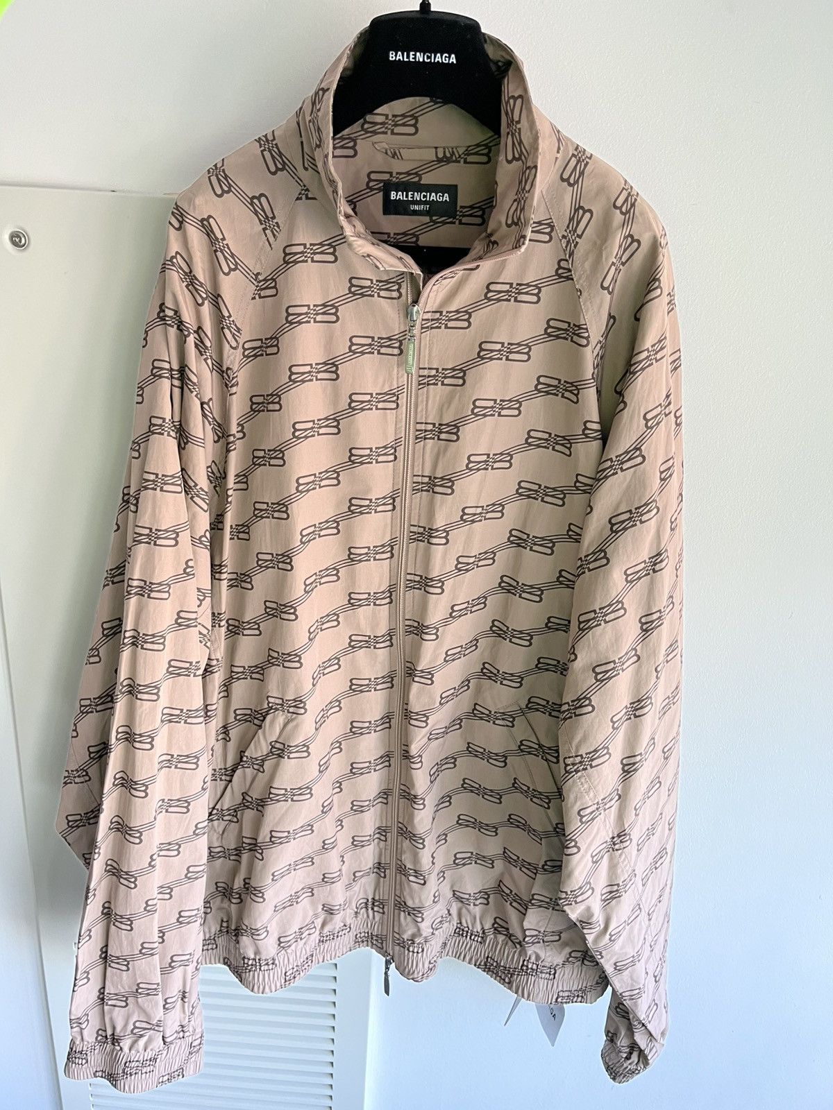 Balenciaga Super Runway Rare Brand New Balenciaga BB Monogram Jacket Size US XXL / EU 58 / 5 - 13 Thumbnail