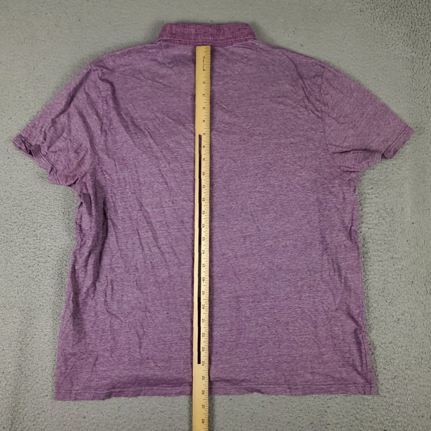 Ted Baker VINTAGE Ted Baker London Polo Shirt Mens Size 7 Purple Short Sleeve Adult Regular Cotton Polo, 100% Cotton, Button Collar, Logo, 90s-Modern Mens Size US M / EU 48-50 / 2 - 4 Thumbnail