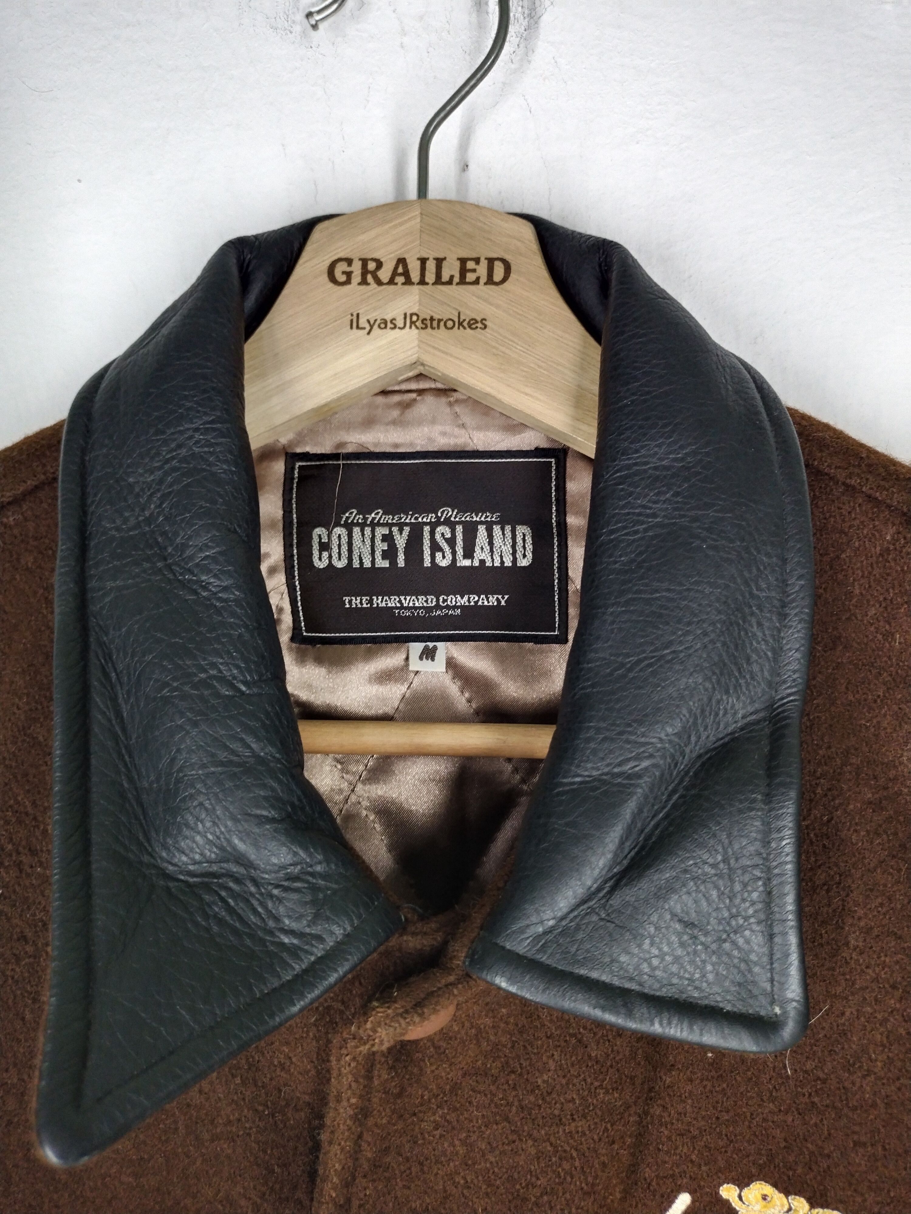 Japanese Brand Vtg Coney Island The Harvard Company Wool Varsity Jacket Size US M / EU 48-50 / 2 - 20 Thumbnail