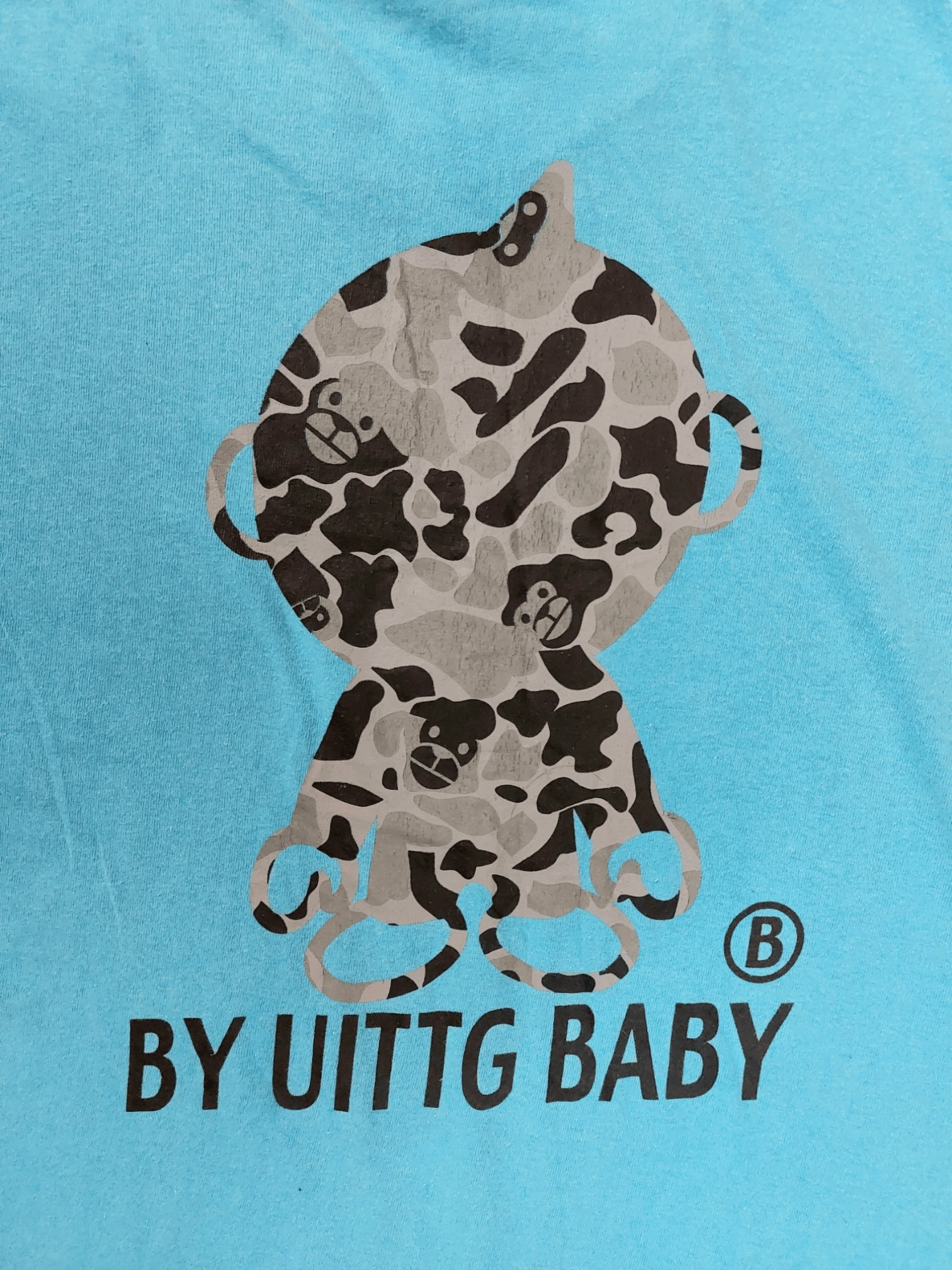 Vintage Uittg Baby Big Ape Logo T-shirt Size US L / EU 52-54 / 3 - 14 Thumbnail