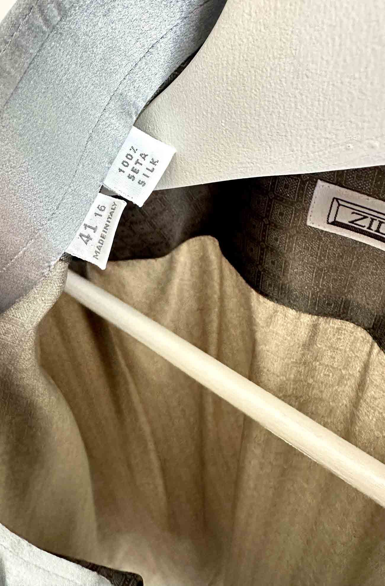 Zilli Men's silk shirt ZILLI Size US L / EU 52-54 / 3 - 7 Thumbnail