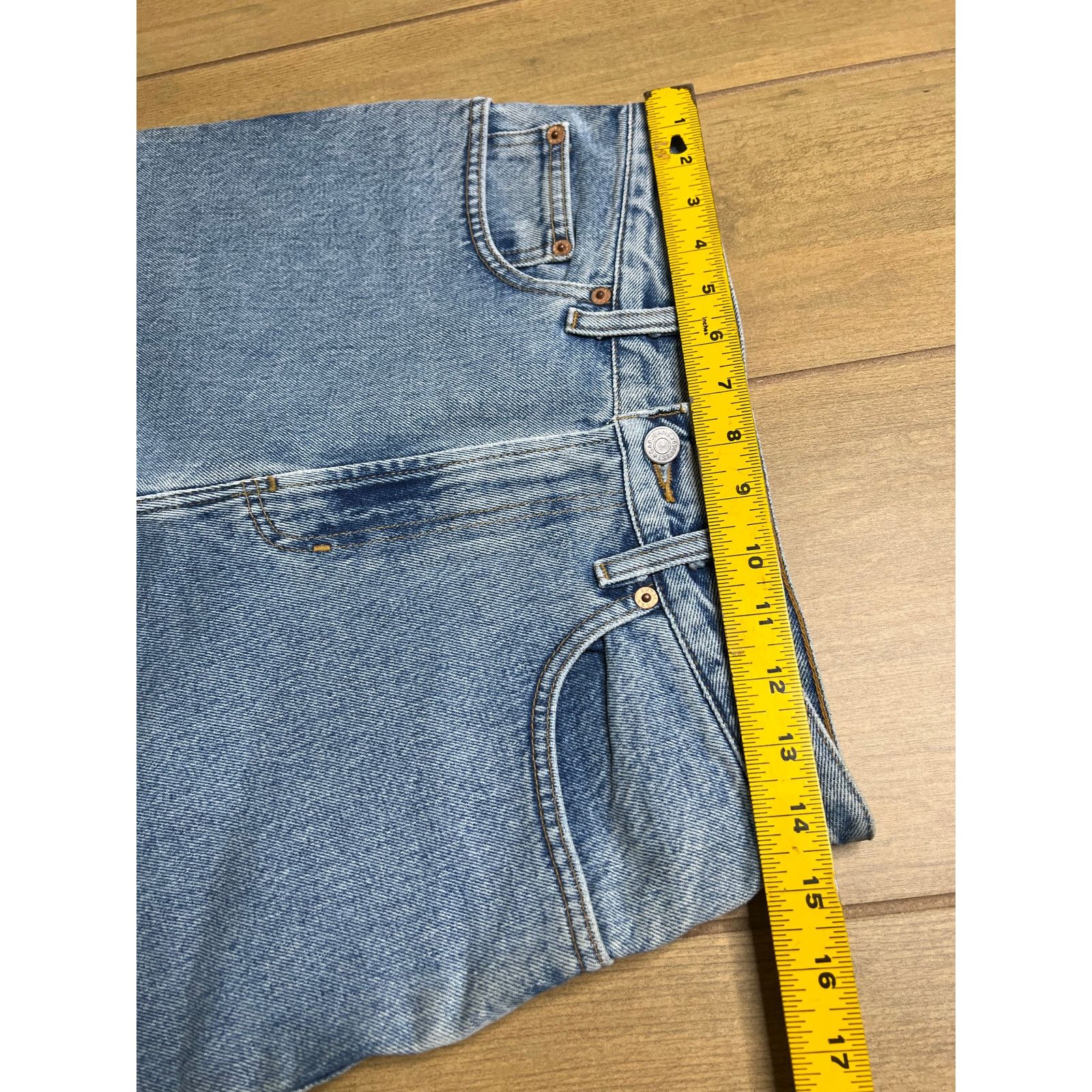 Gap Vintage 90s Medium Wash Gap High Waist Mom Jeans Sz 29x34 Size 29" - 7 Thumbnail
