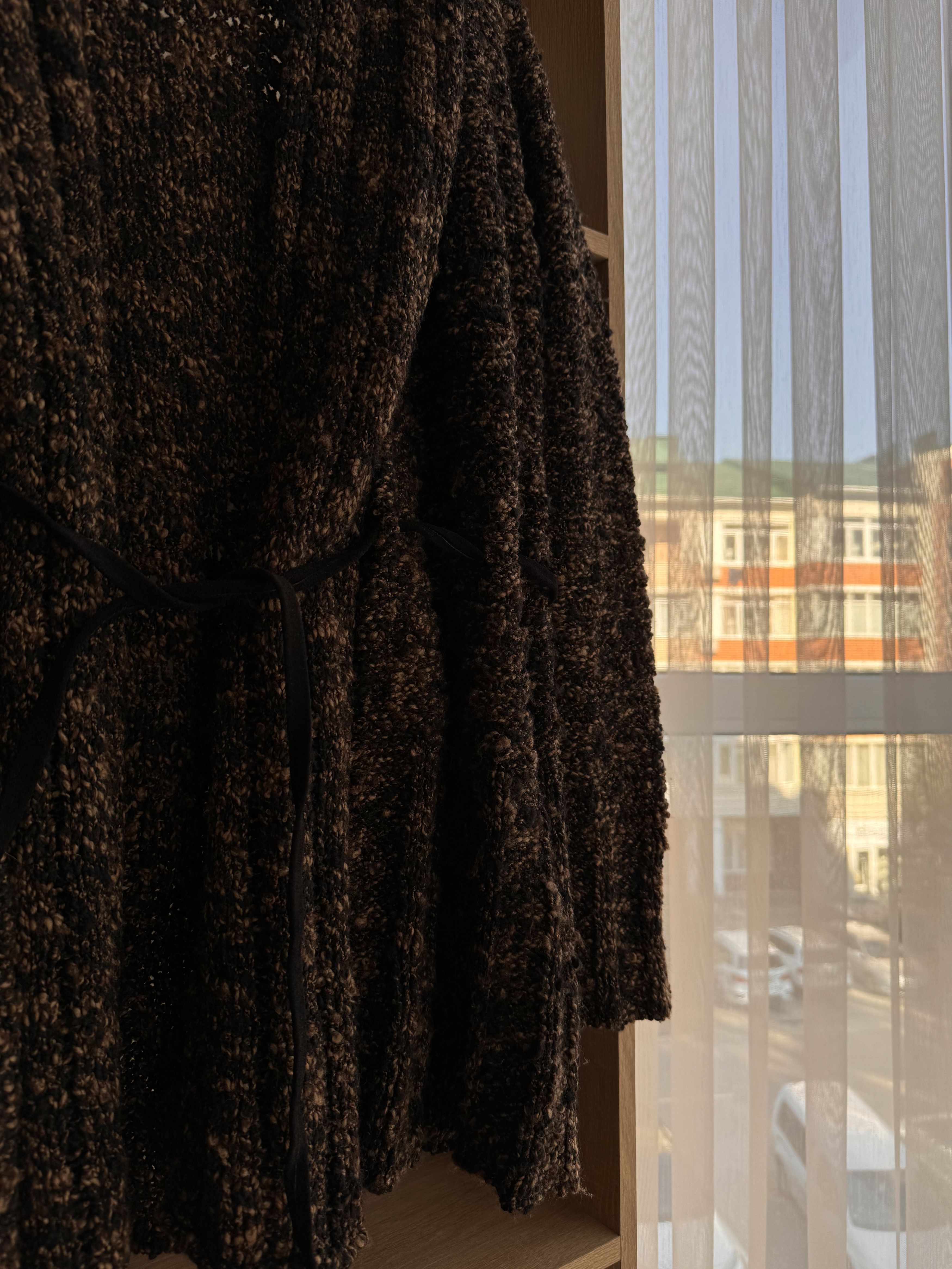 Max Mara Vintage Max Mara Giacca Brown Lana Virgin Wool Cardigan Size M / US 6-8 / IT 42-44 - 6 Thumbnail