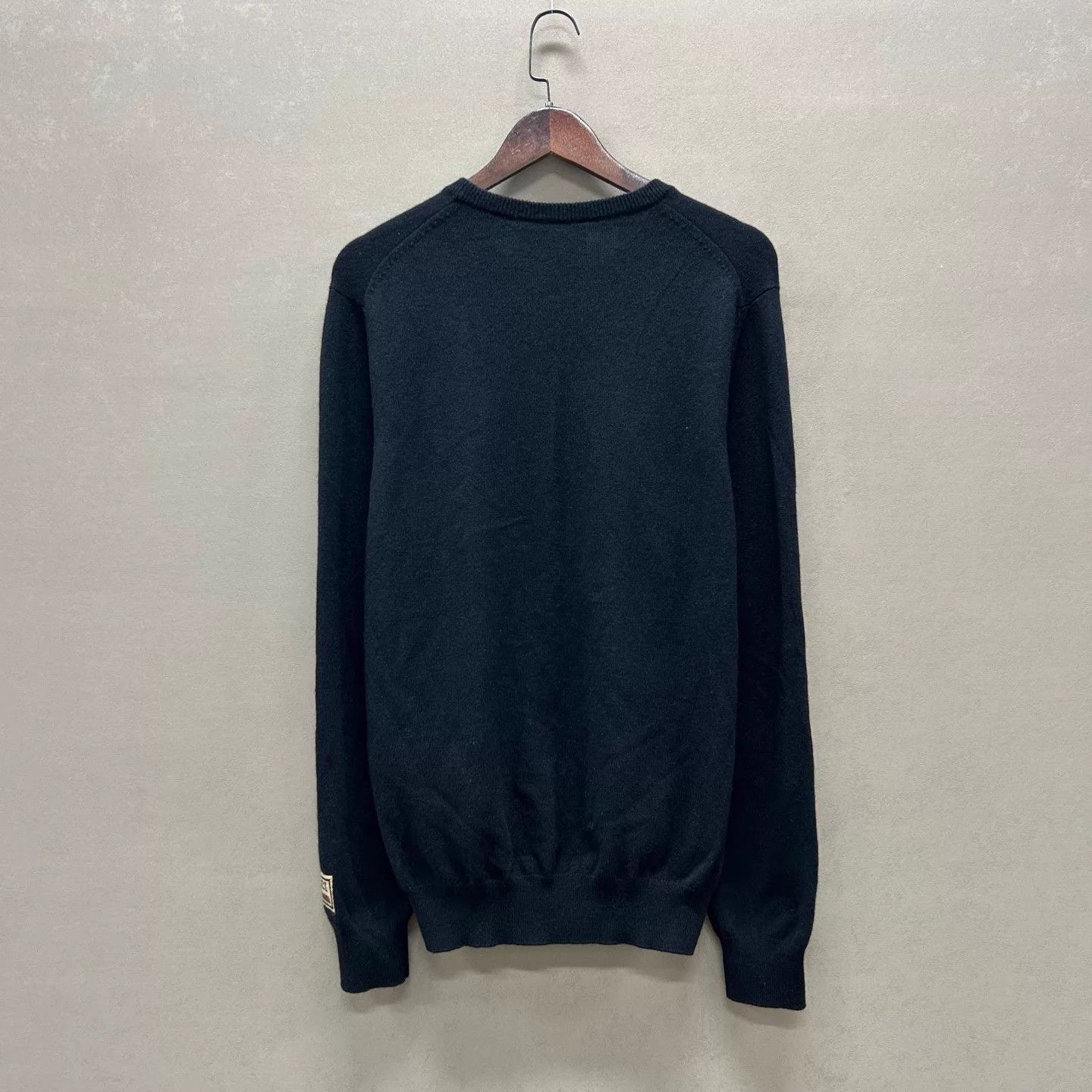 Gucci Gucci 99 New Black Crewneck Wool Sweater XL Size US XL / EU 56 / 4 - 2 Thumbnail