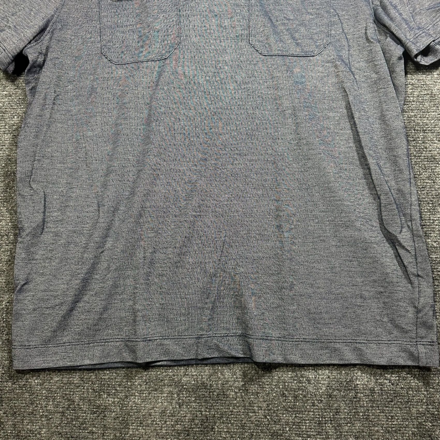 Michael Kors Michael Kors Polo Shirt Mens Large Blue Cotton Blend Short Sleeve Pockets Button Shirt Polo Blue Mens Large Size US L / EU 52-54 / 3 - 2 Thumbnail